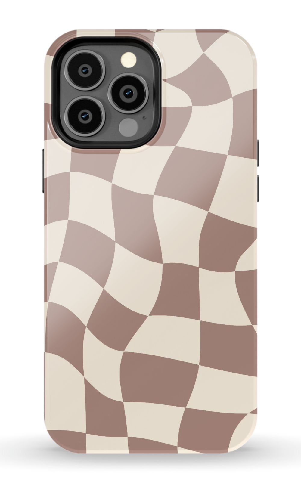 Light Brown Checkered Phone Case - B7Cases