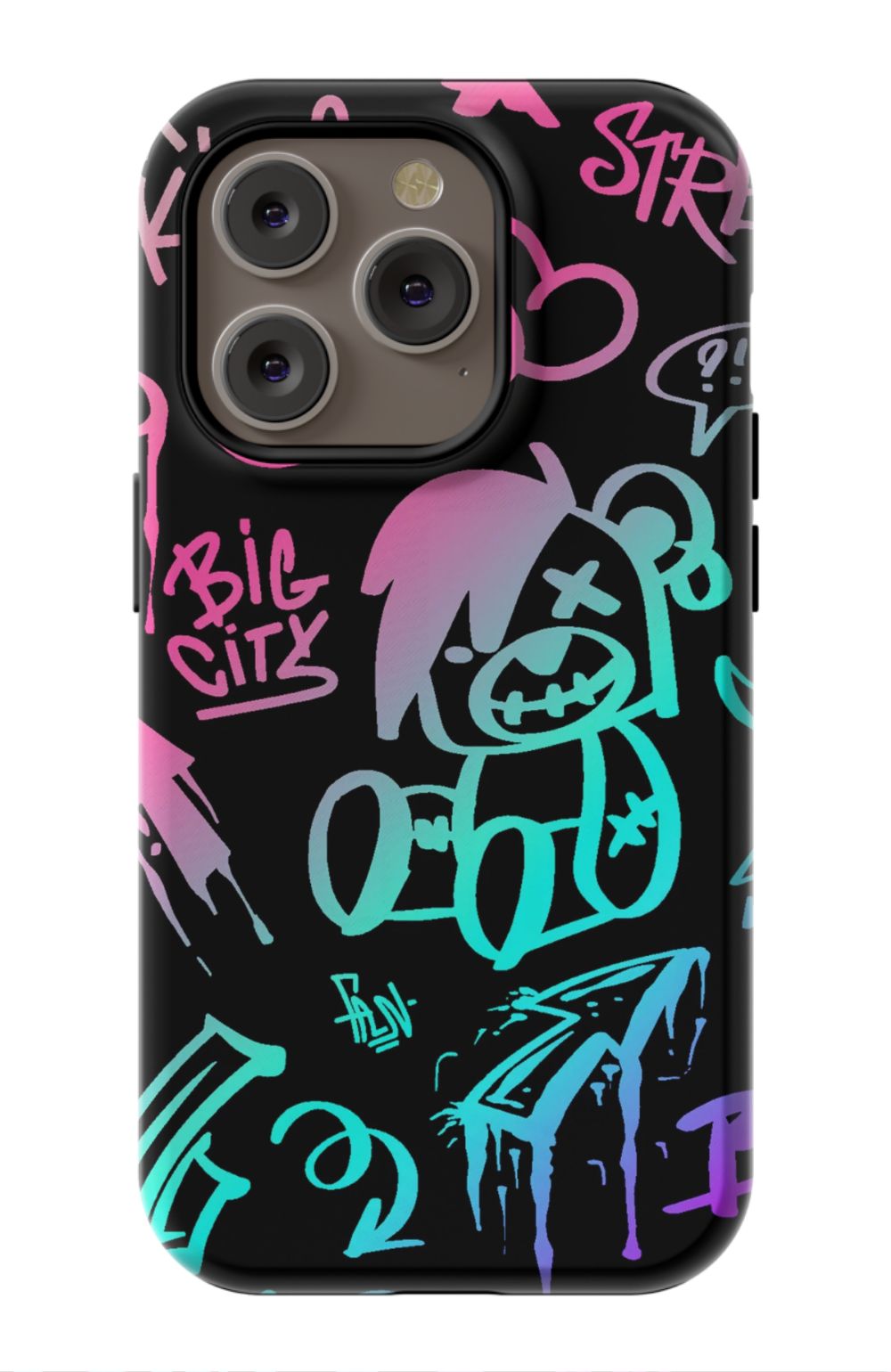 Neon Stickers Graffiti Phone Case - B7Cases