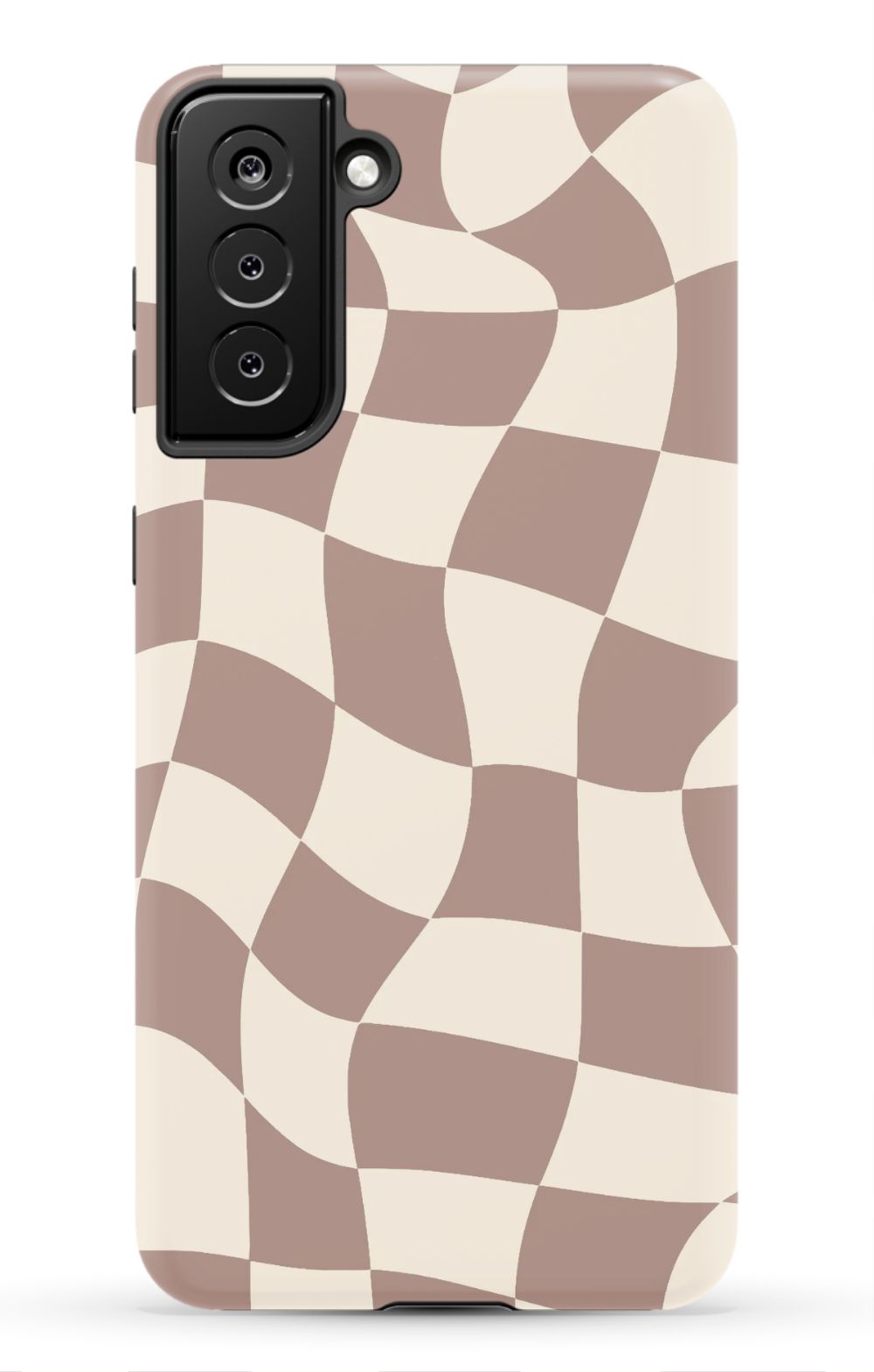 Light Brown Checkered Phone Case - B7Cases