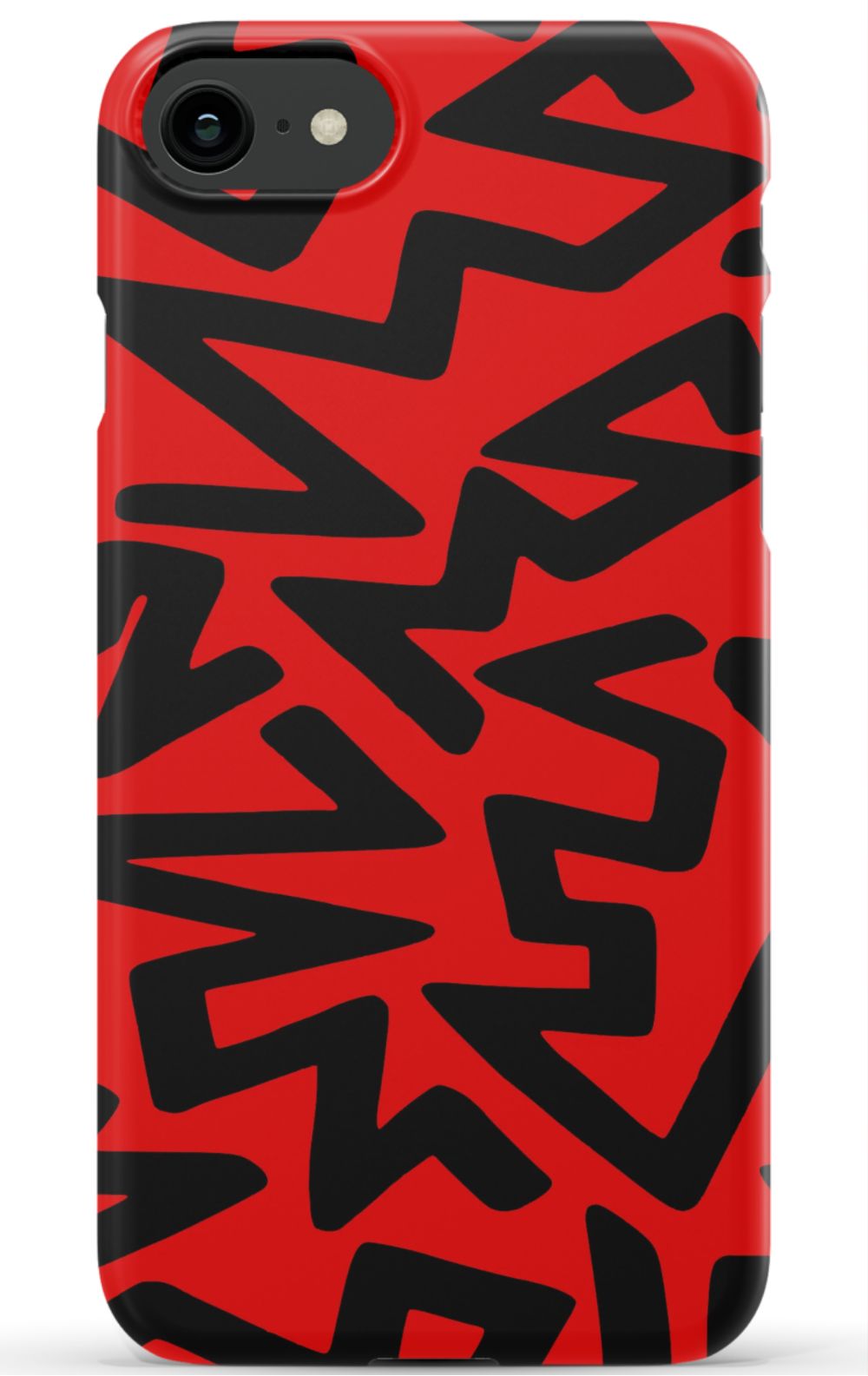 Red Abstract Shapes Phone Case - B7Cases