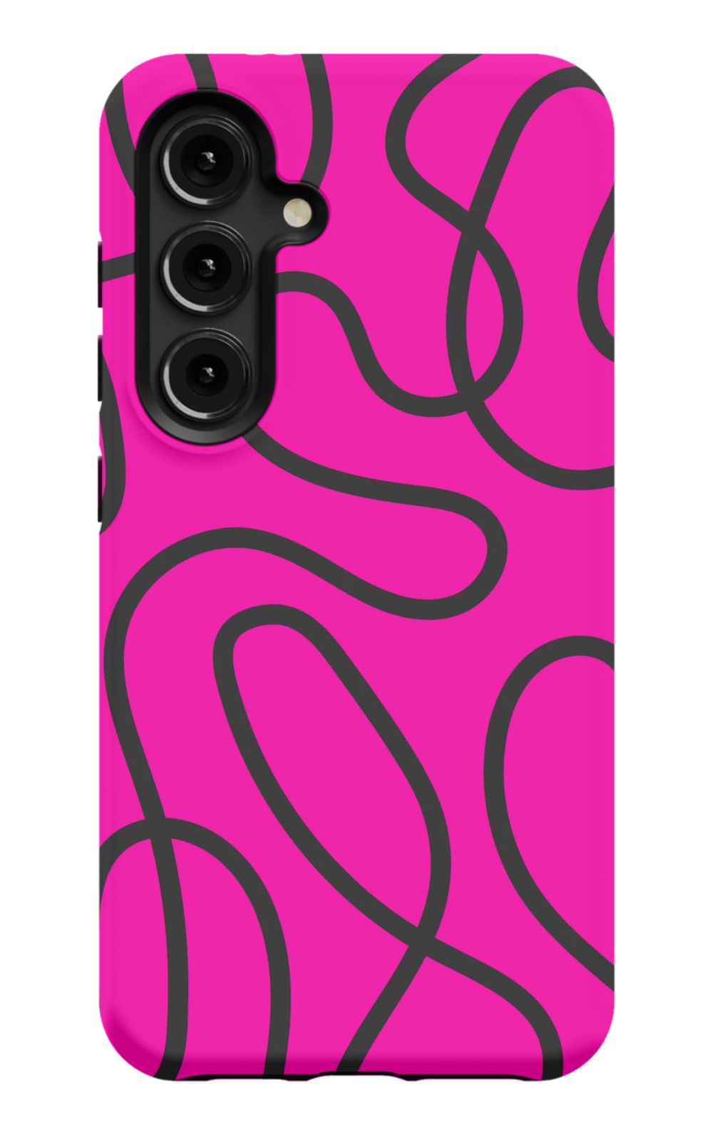 Pink Abstract Squiggles Phone Case - B7Cases