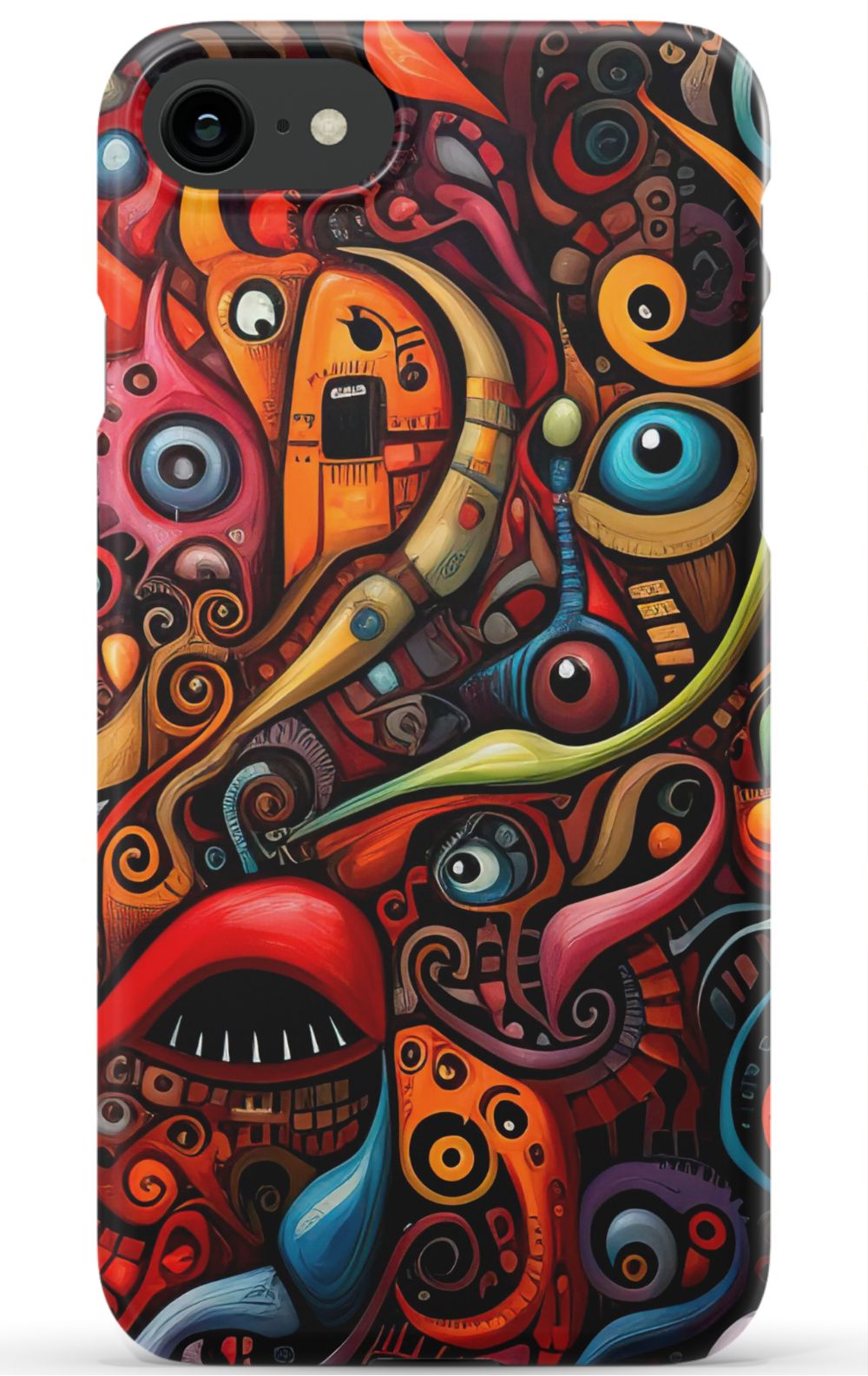 Psychedelic Eyes Graffiti Phone Case - B7Cases