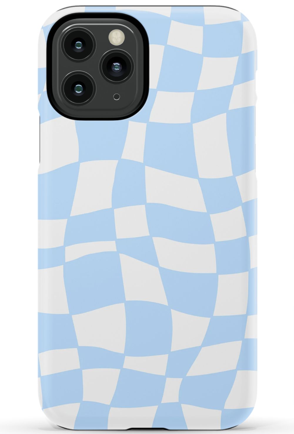 Light Blue Checkered Phone Case - B7Cases