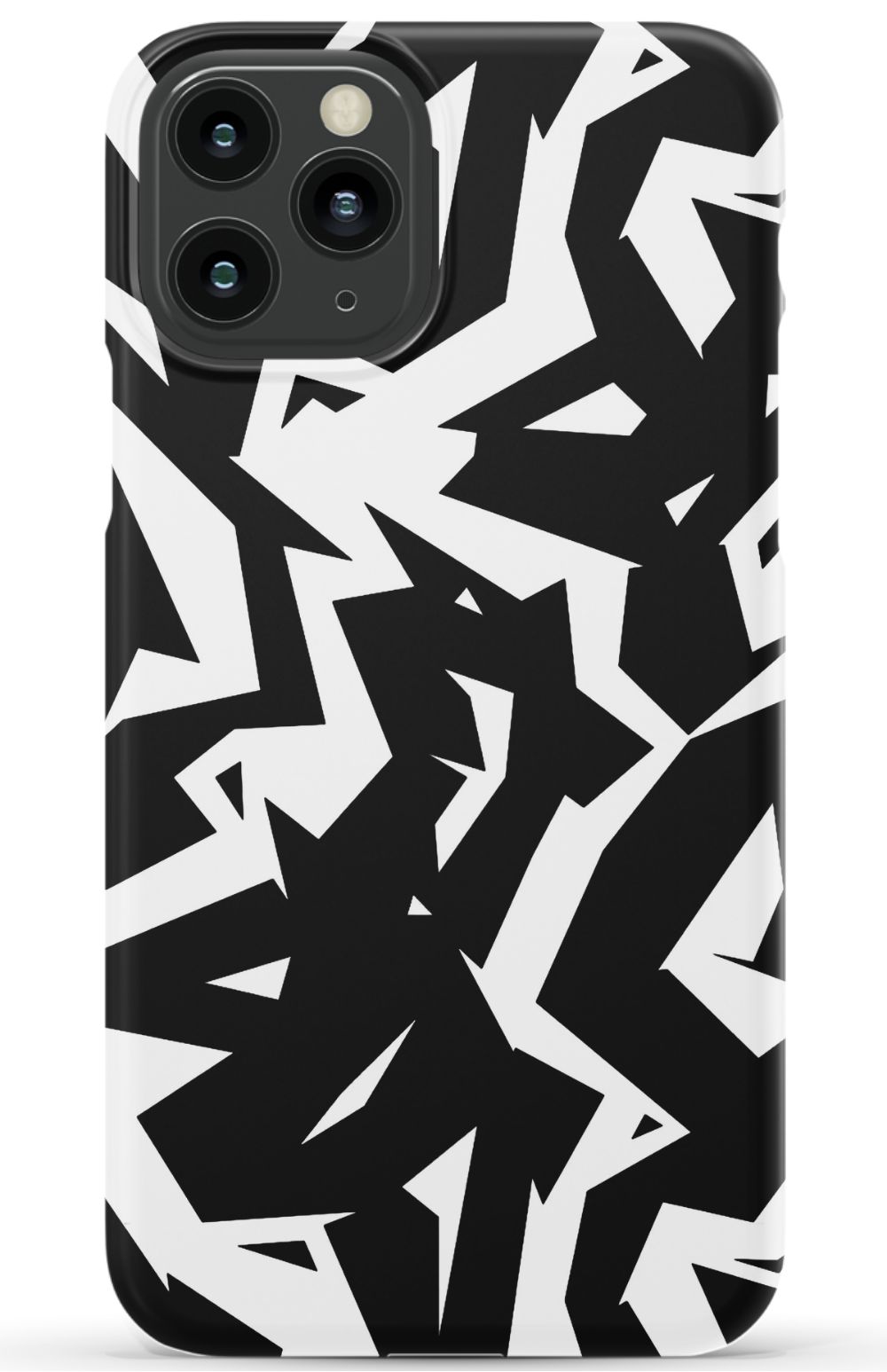 Black White Fragments Phone Case - B7Cases