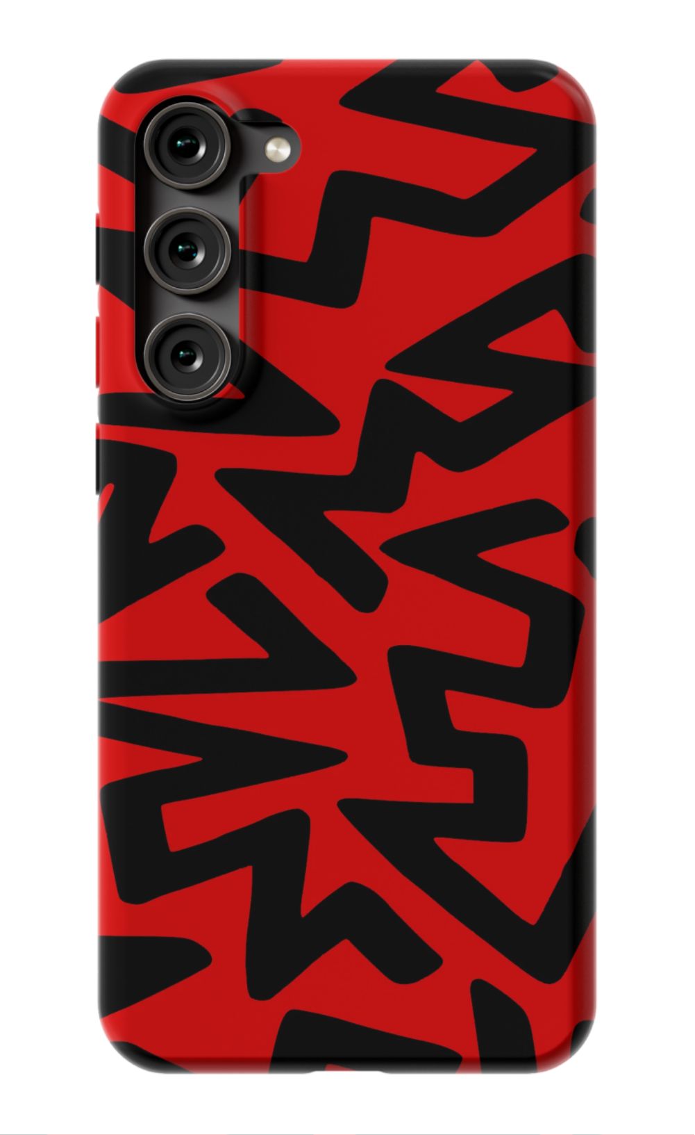 Red Abstract Shapes Phone Case - B7Cases