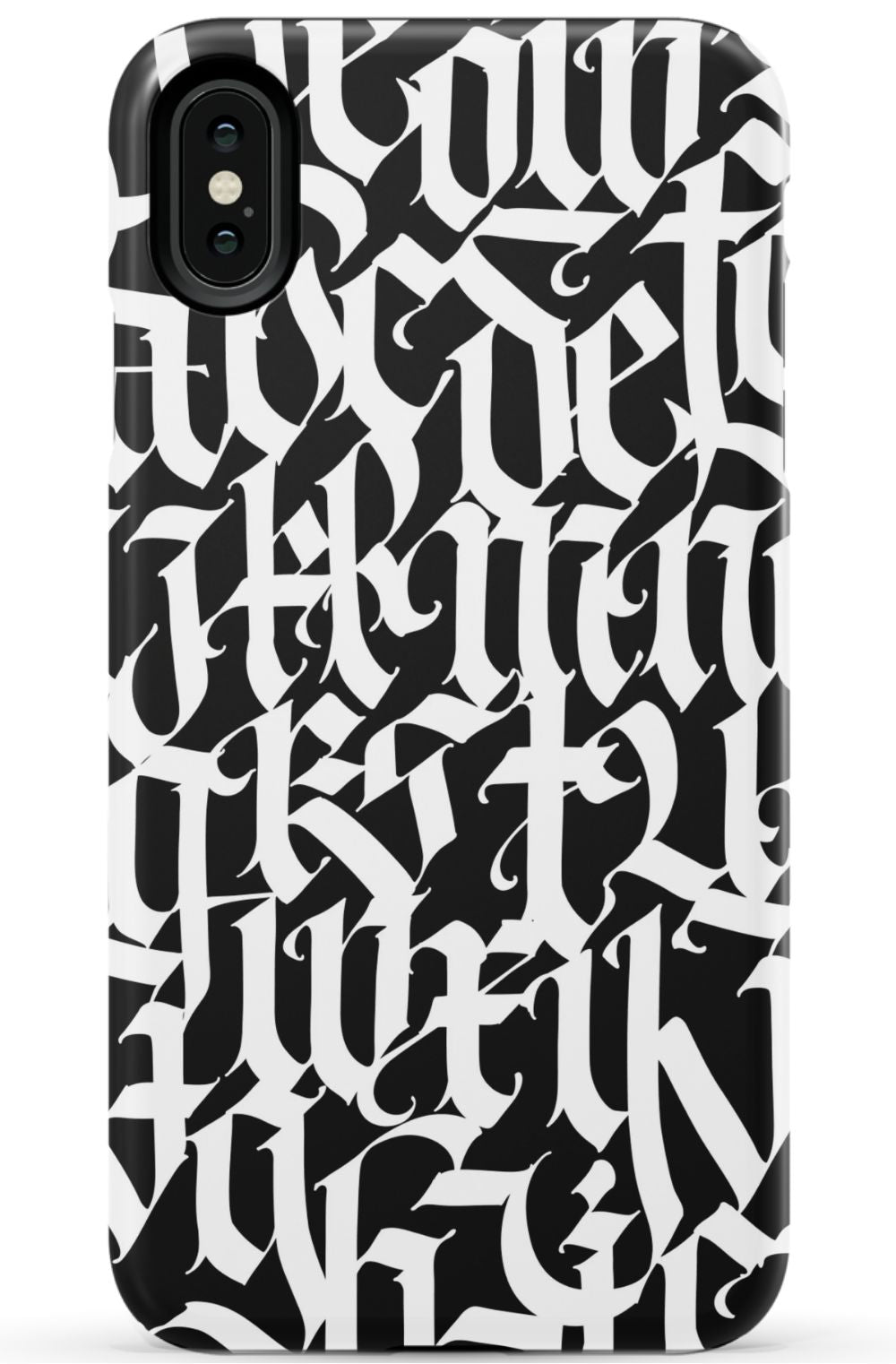 Gothic Letters Graffiti Phone Case - B7Cases