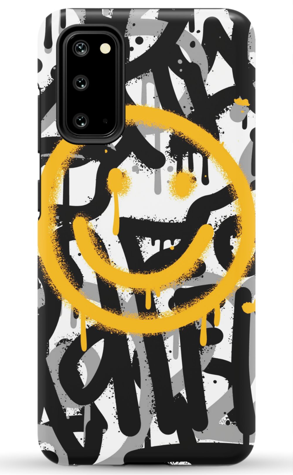 Sprayed Smiley Graffiti Phone Case - B7Cases