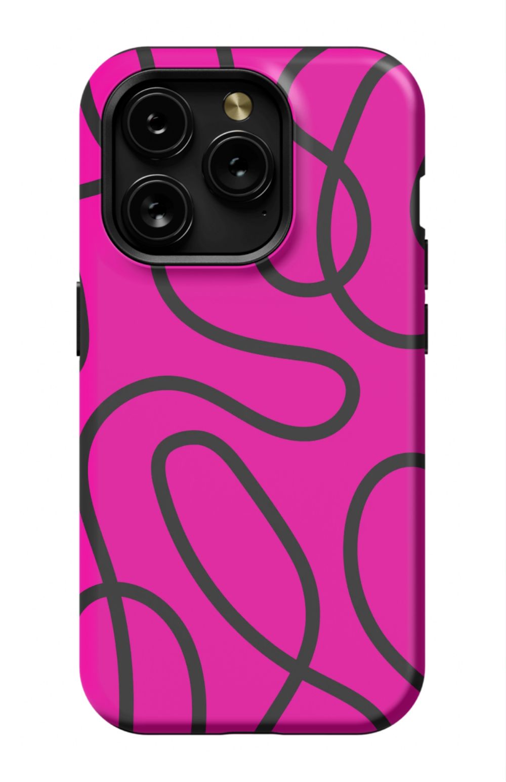 Pink Abstract Squiggles Phone Case - B7Cases