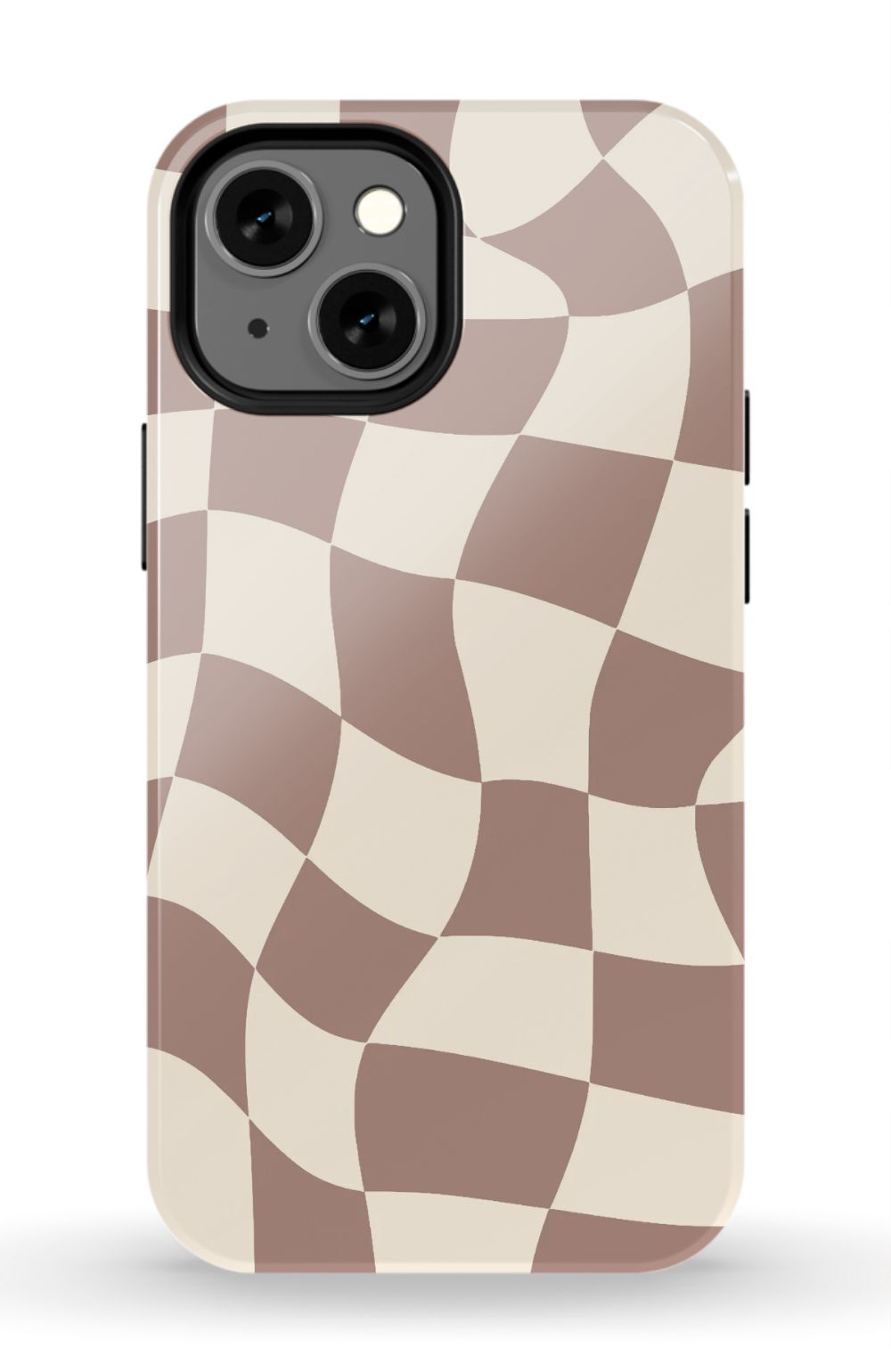 Light Brown Checkered Phone Case - B7Cases