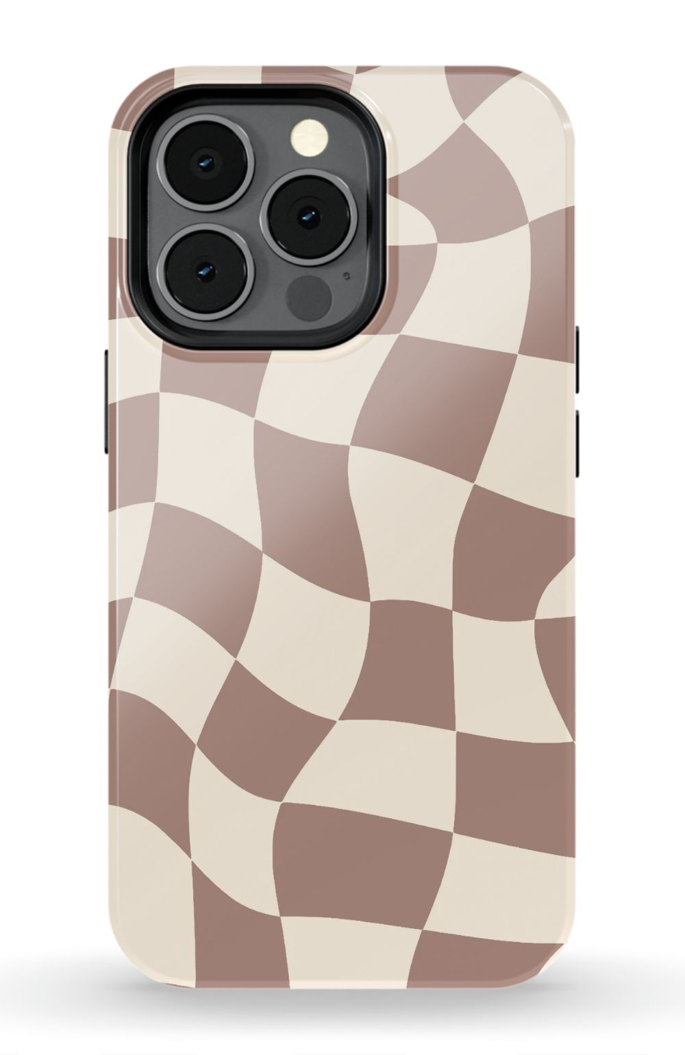 Light Brown Checkered Phone Case - B7Cases