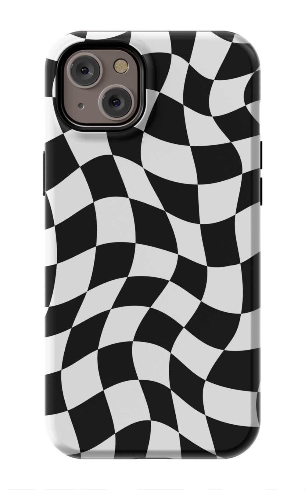 Black White Checkered Phone Case - B7Cases