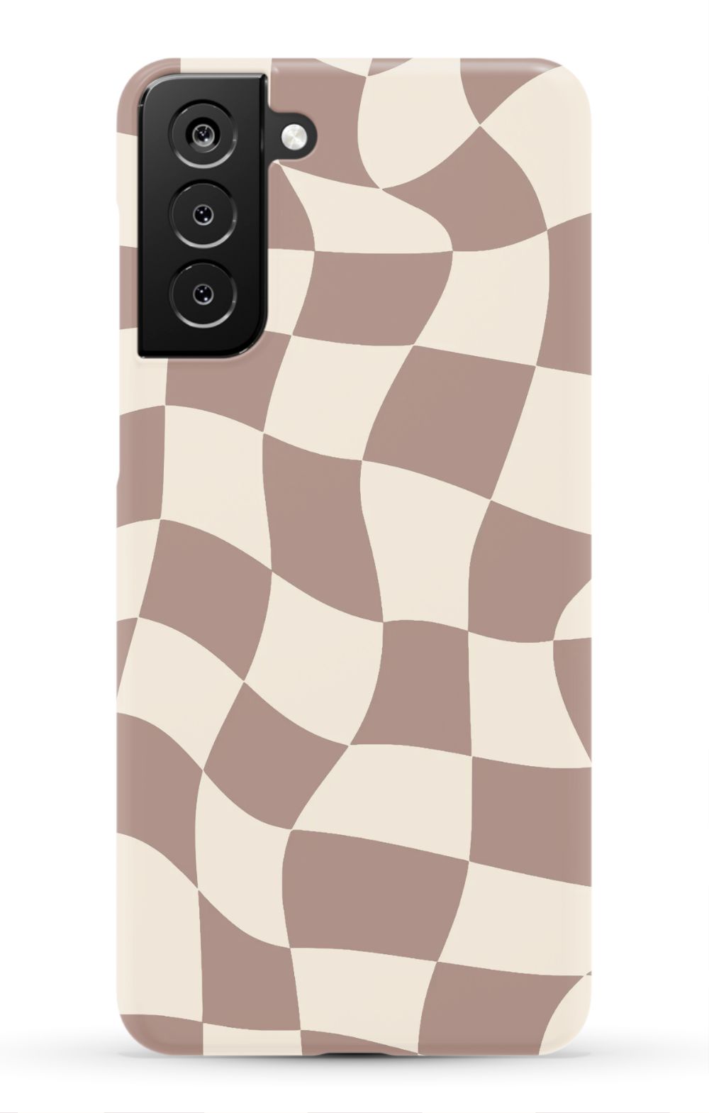Light Brown Checkered Phone Case - B7Cases