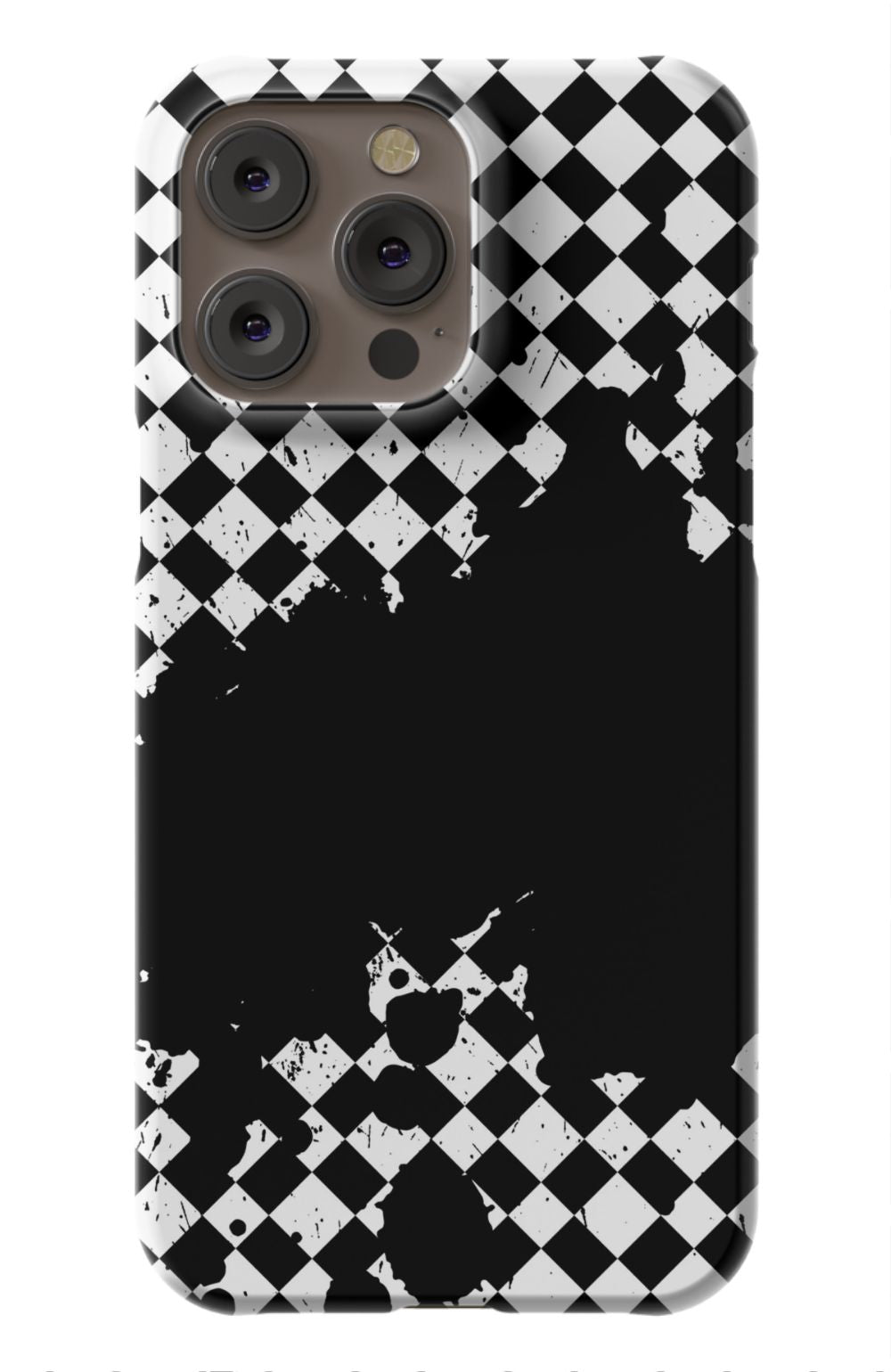 Grunge Checkered Phone Case - B7Cases