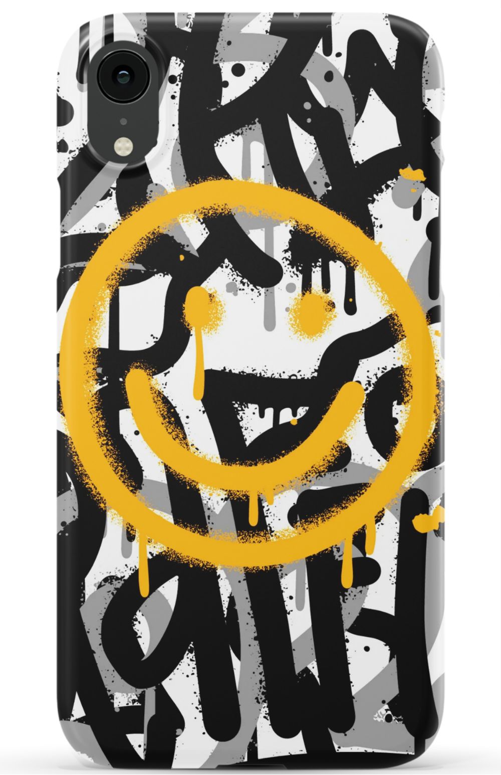 Sprayed Smiley Graffiti Phone Case - B7Cases