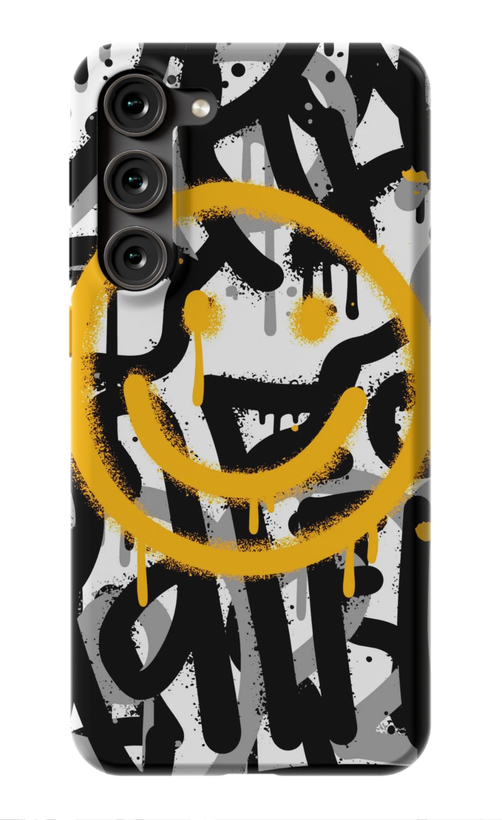 Sprayed Smiley Graffiti Phone Case - B7Cases