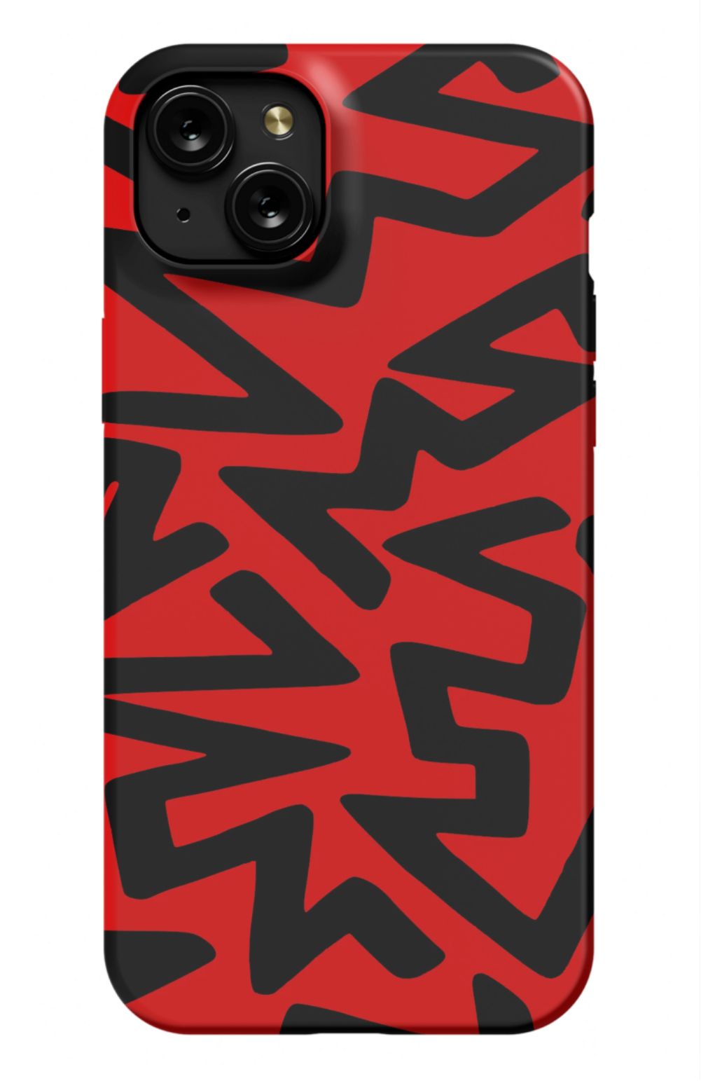 Red Abstract Shapes Phone Case - B7Cases