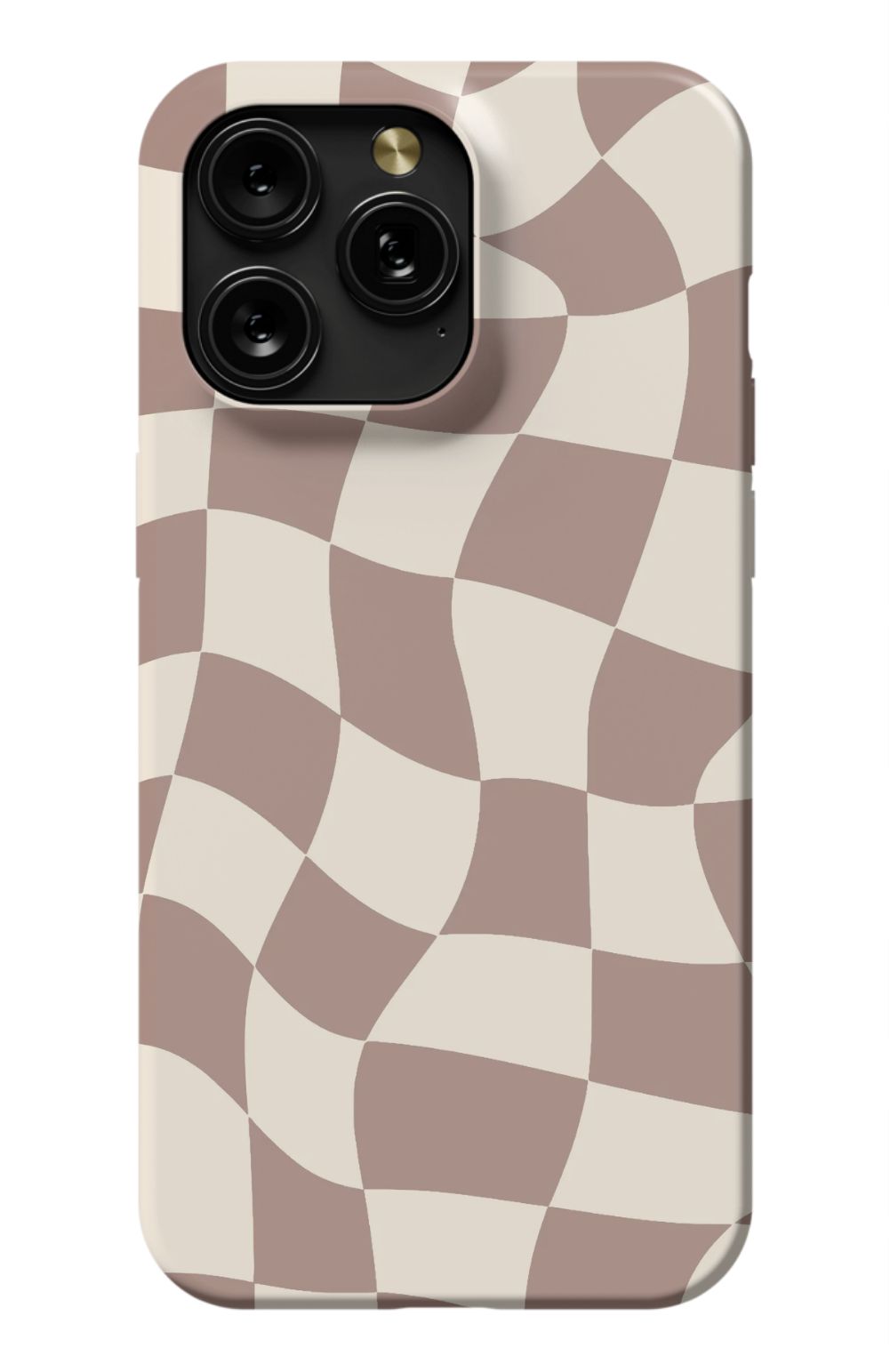 Light Brown Checkered Phone Case - B7Cases