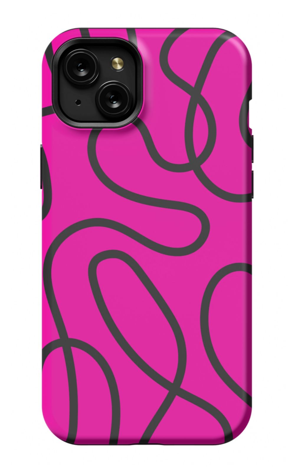Pink Abstract Squiggles Phone Case - B7Cases