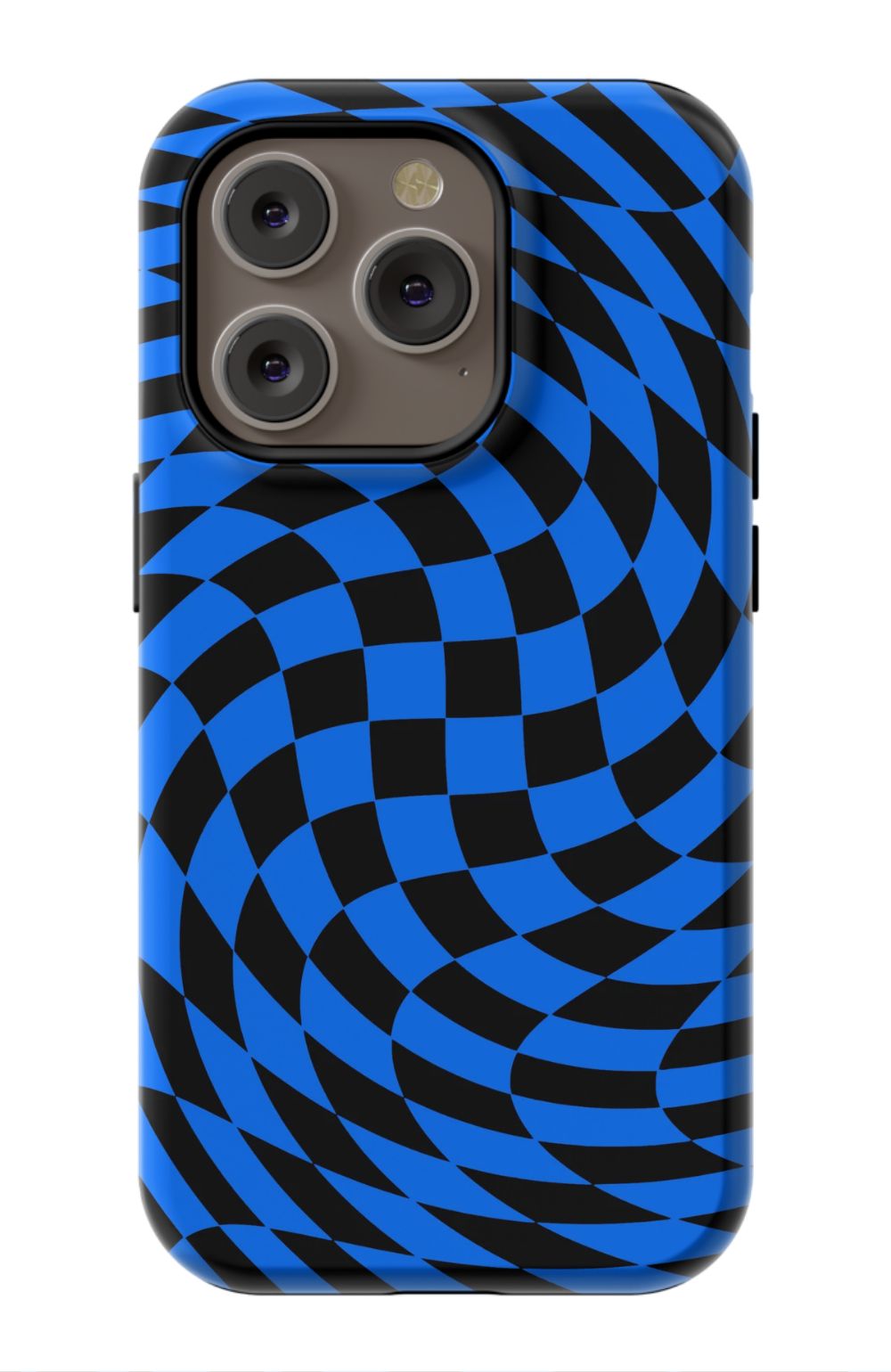 Twisted Blue Checkered Phone Case - B7Cases