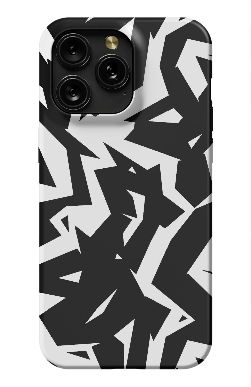 Black White Fragments Phone Case - B7Cases