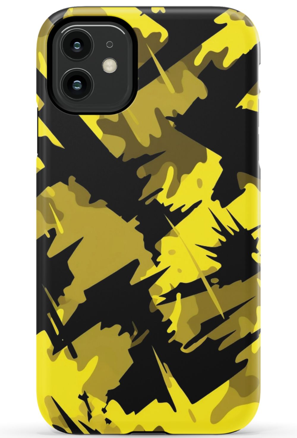 Yellow Blazing Camo Phone Case - B7Cases