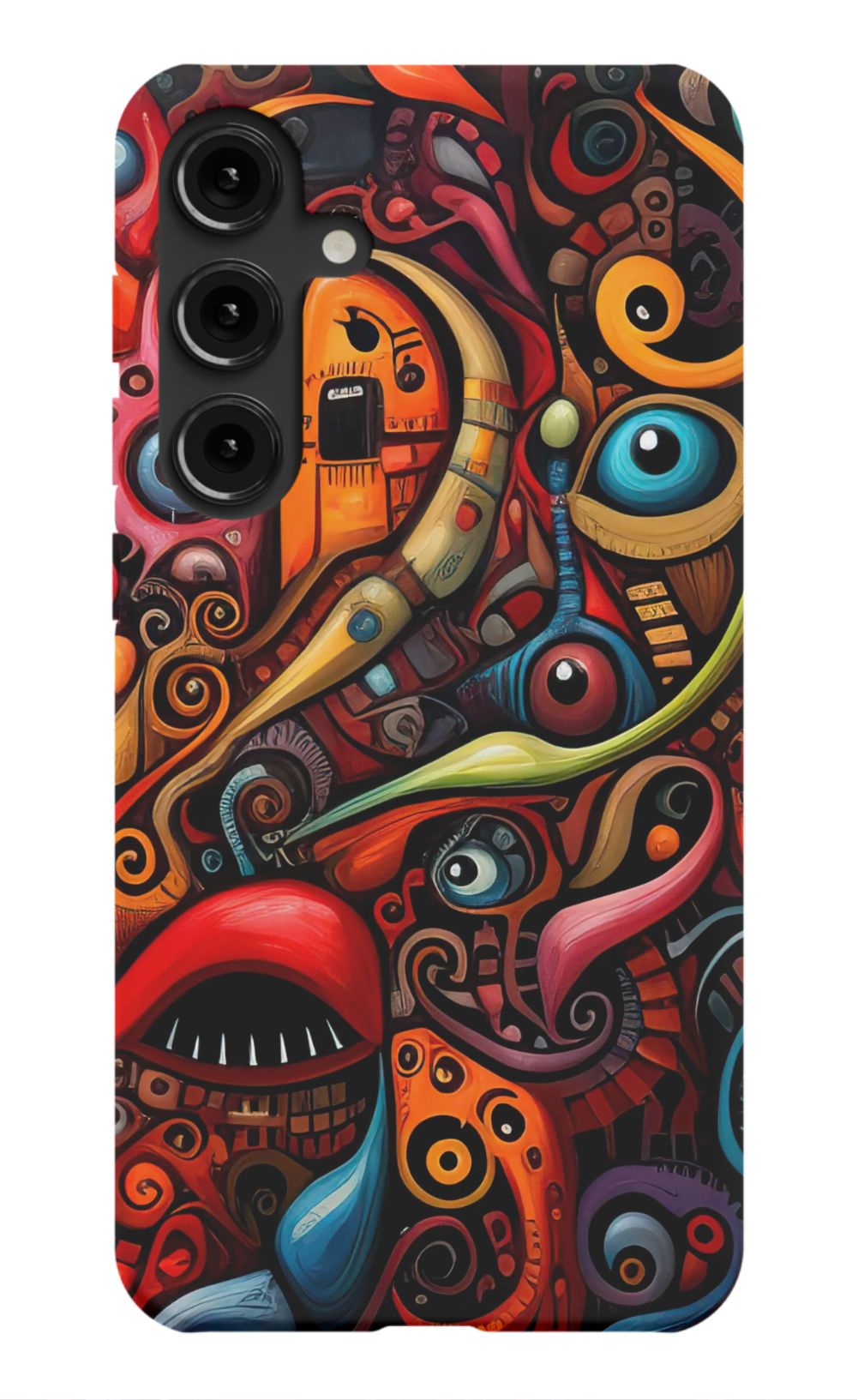Psychedelic Eyes Graffiti Phone Case - B7Cases