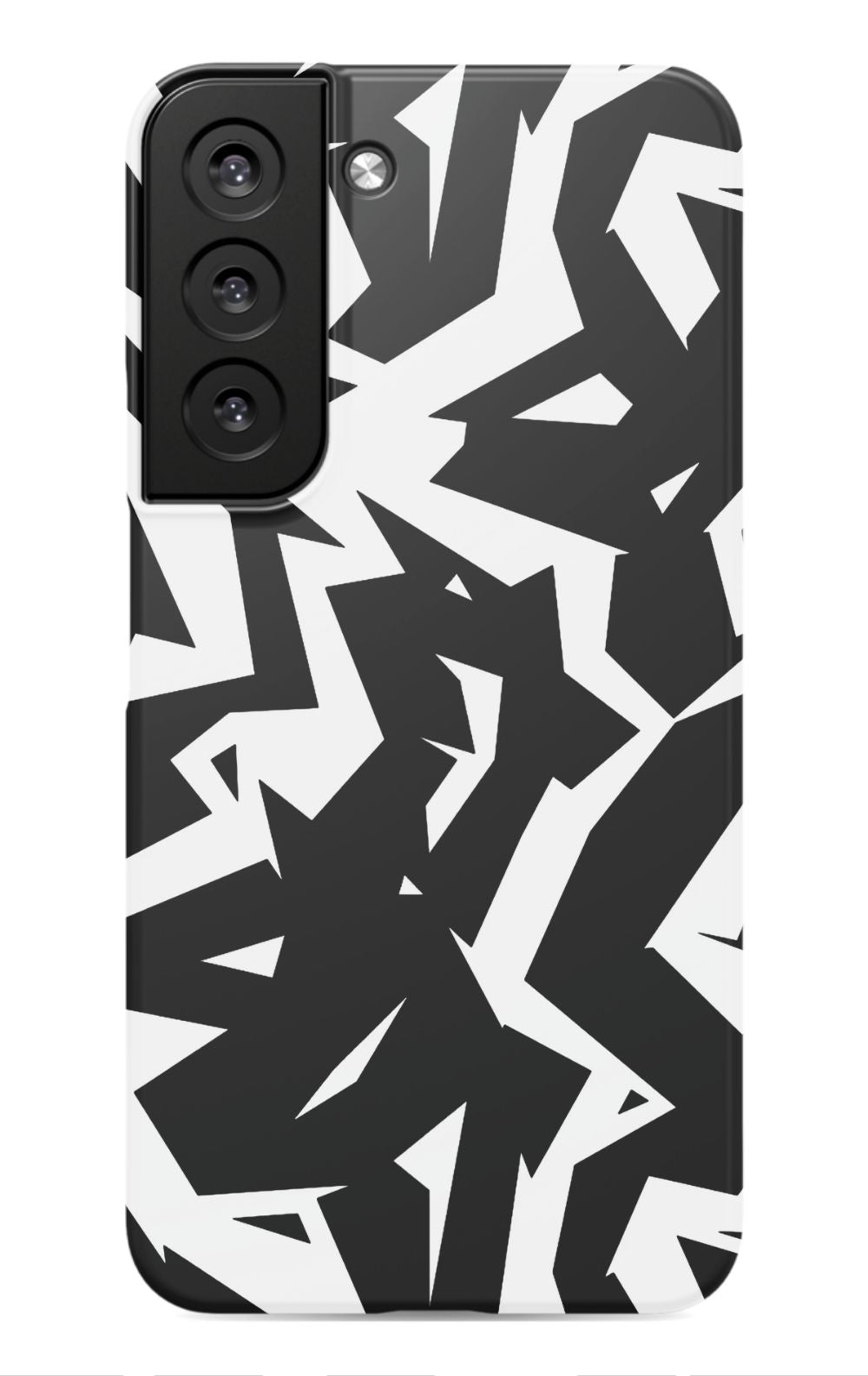 Black White Fragments Phone Case - B7Cases