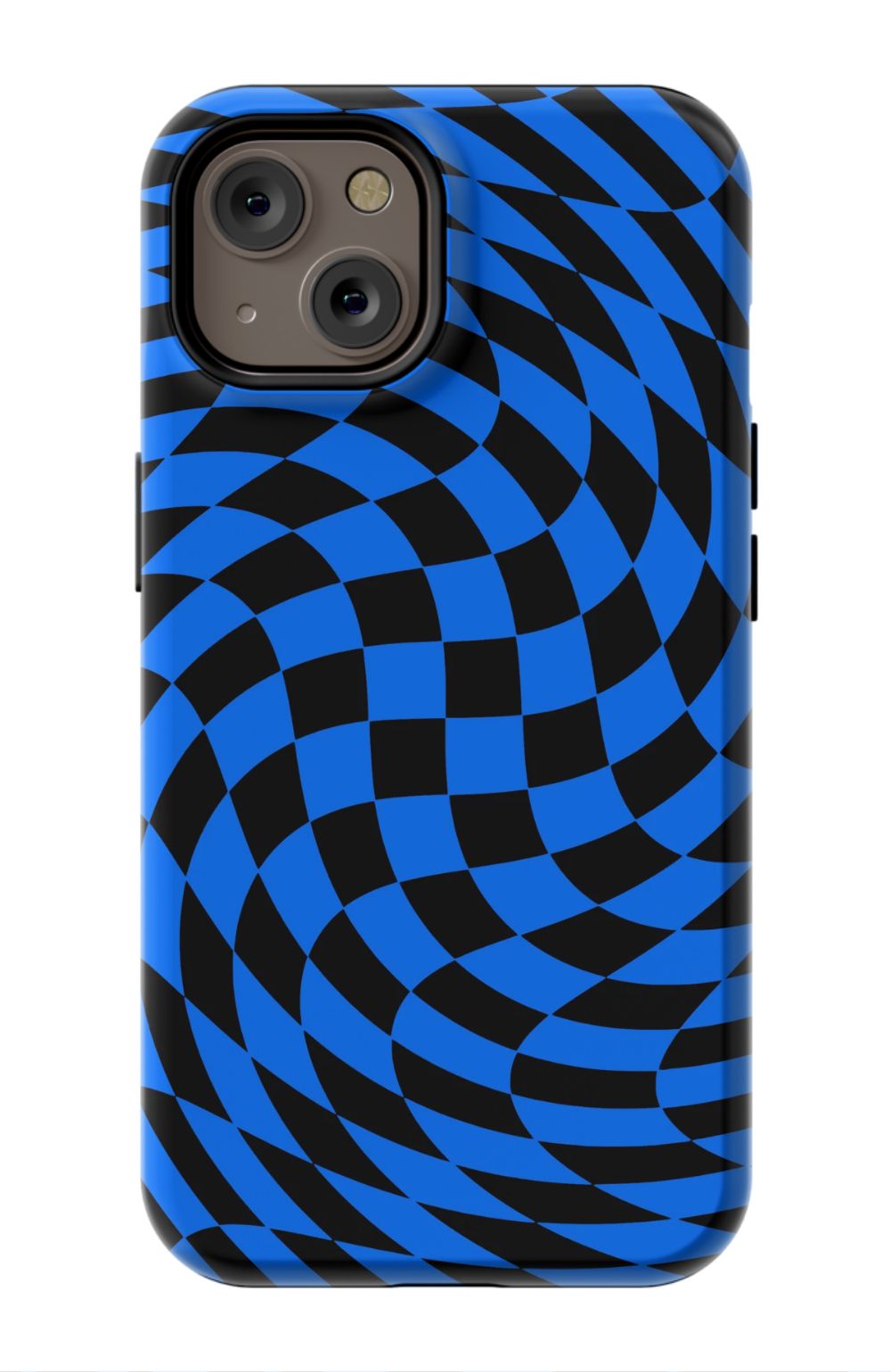 Twisted Blue Checkered Phone Case - B7Cases