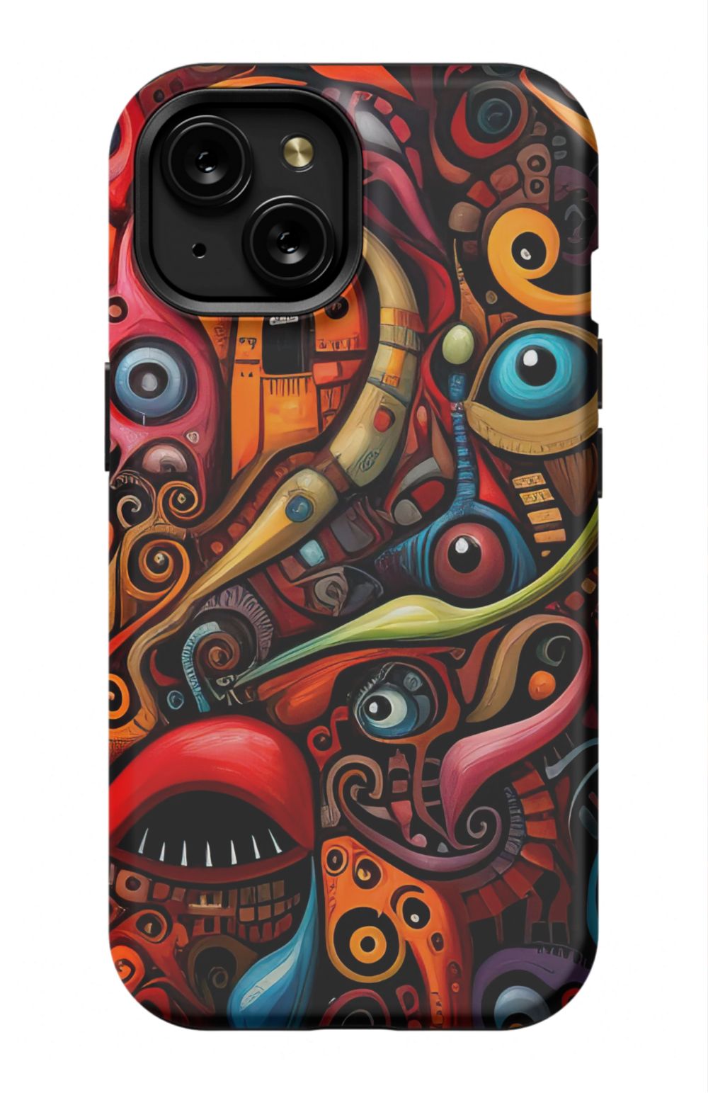 Psychedelic Eyes Graffiti Phone Case - B7Cases