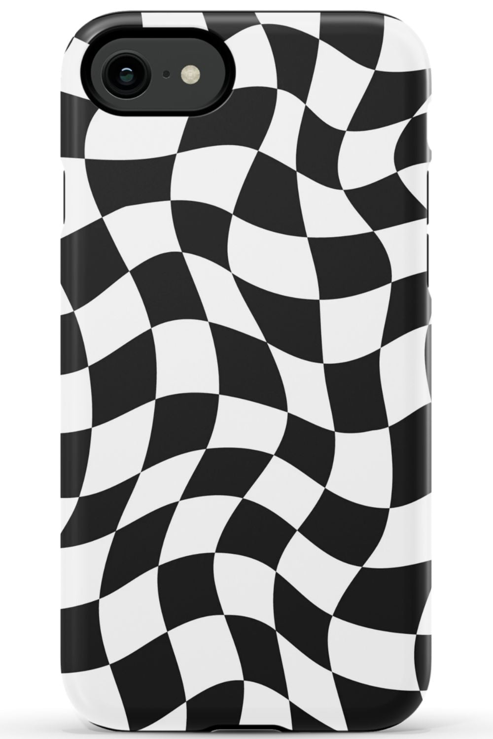 Black White Checkered Phone Case - B7Cases