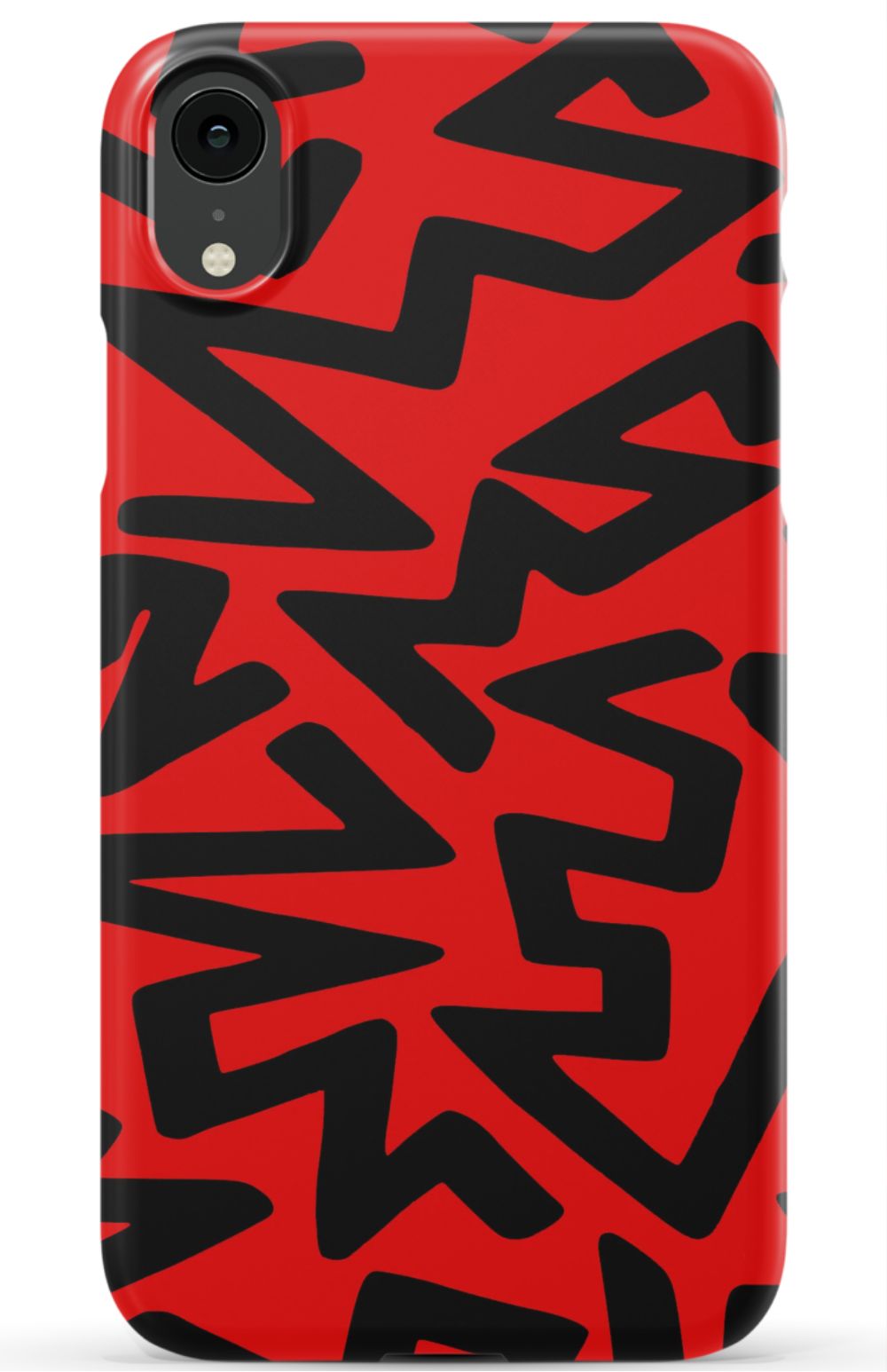 Red Abstract Shapes Phone Case - B7Cases