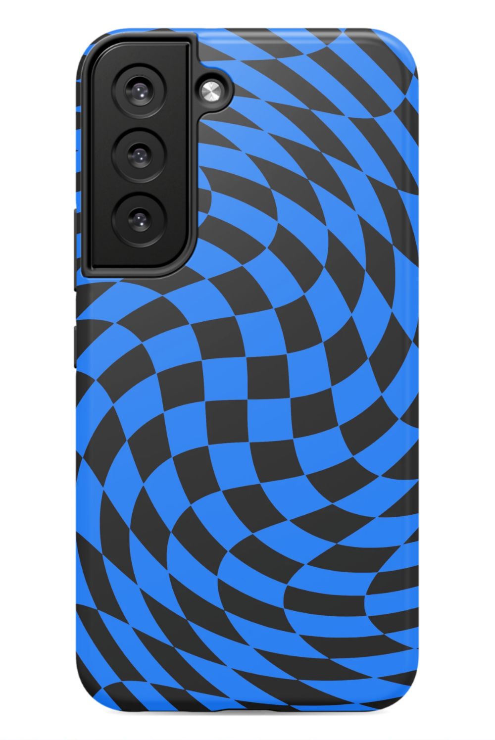 Twisted Blue Checkered Phone Case - B7Cases