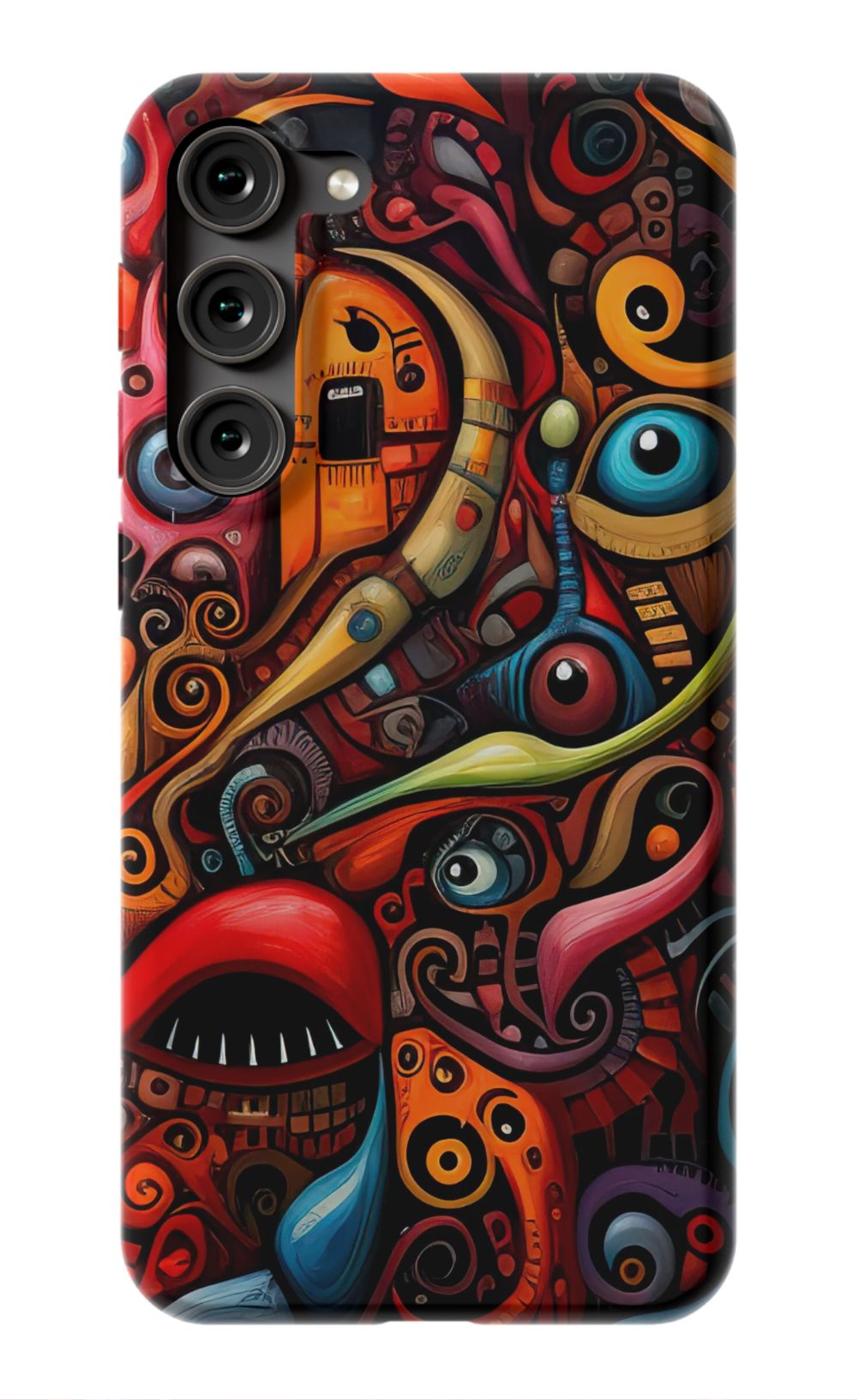 Psychedelic Eyes Graffiti Phone Case - B7Cases