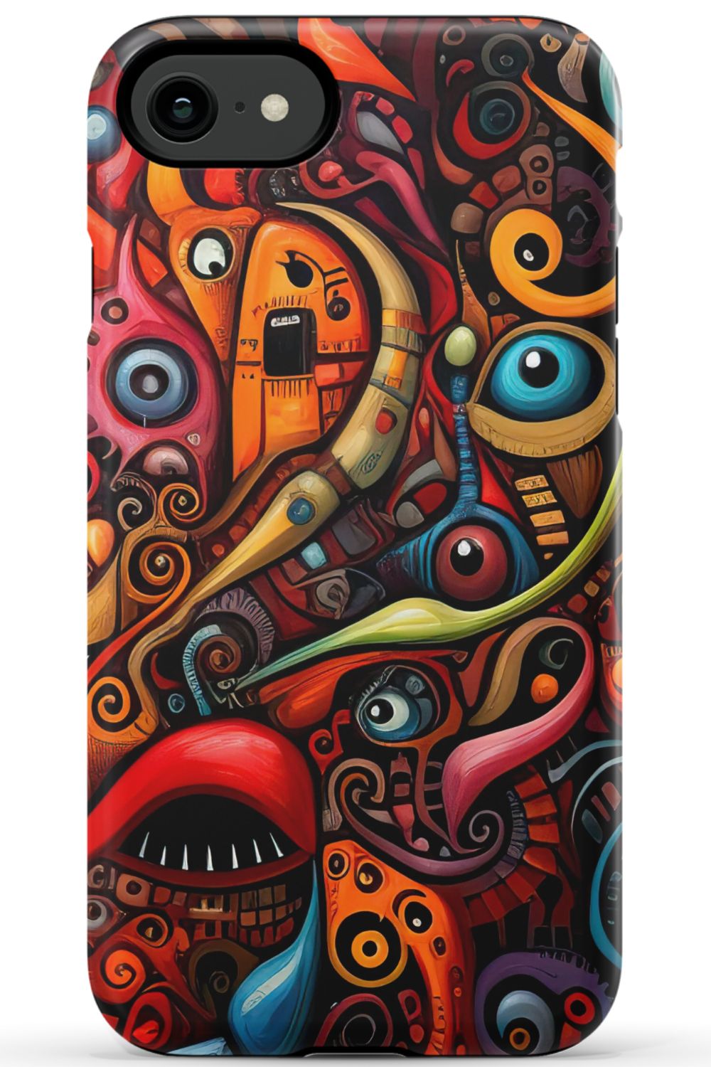 Psychedelic Eyes Graffiti Phone Case - B7Cases