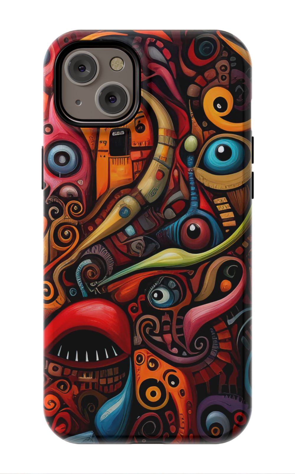 Psychedelic Eyes Graffiti Phone Case - B7Cases