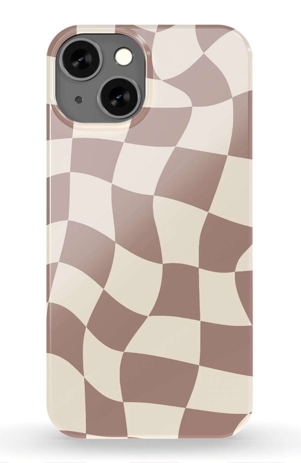 Light Brown Checkered Phone Case - B7Cases