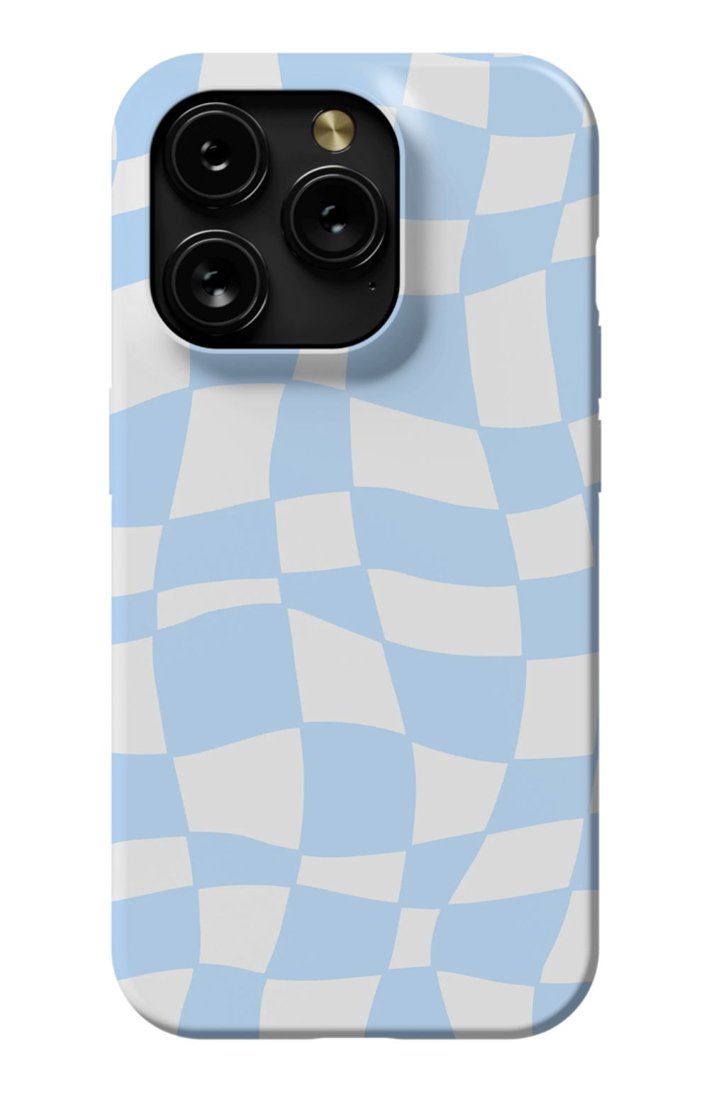Light Blue Checkered Phone Case - B7Cases