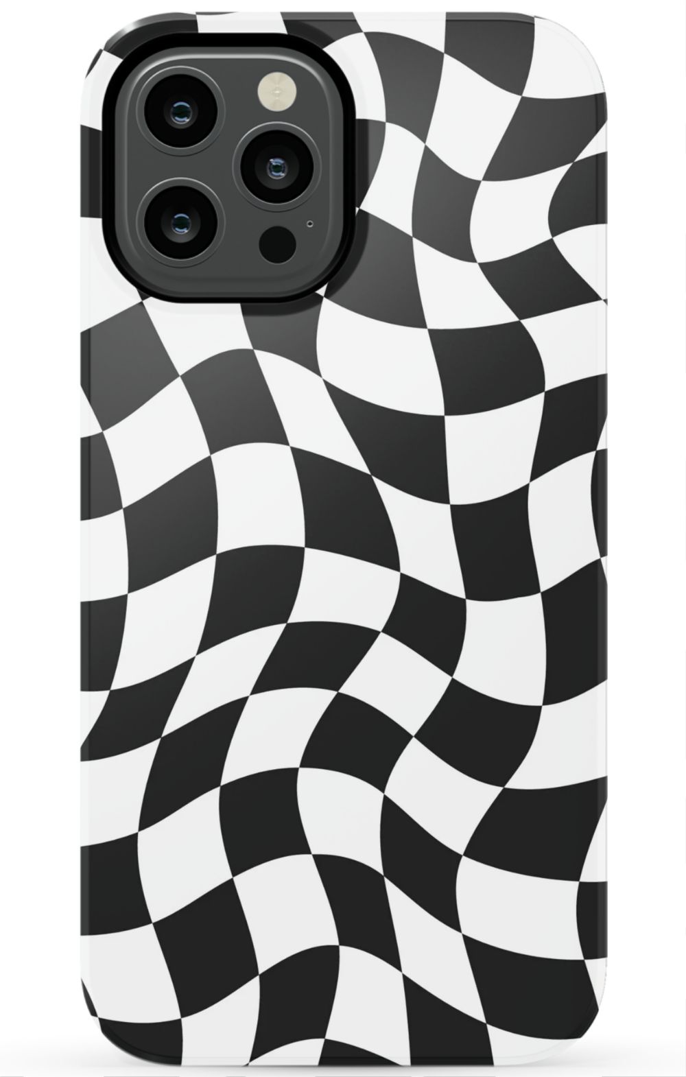 Black White Checkered Phone Case - B7Cases