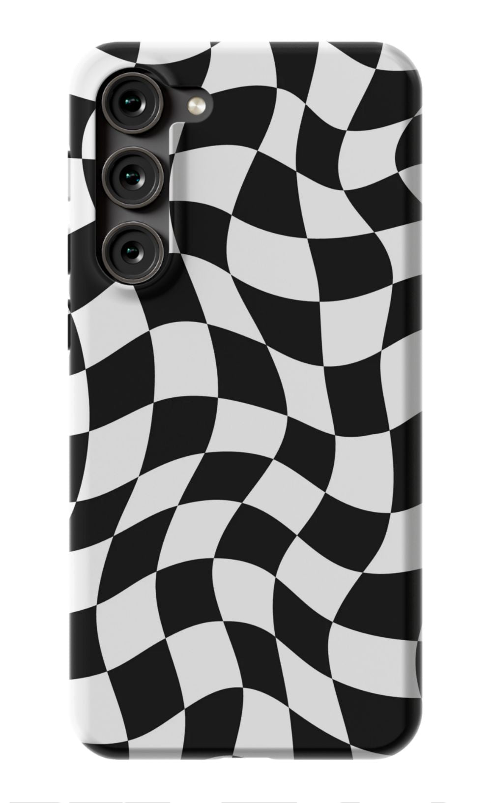 Black White Checkered Phone Case - B7Cases