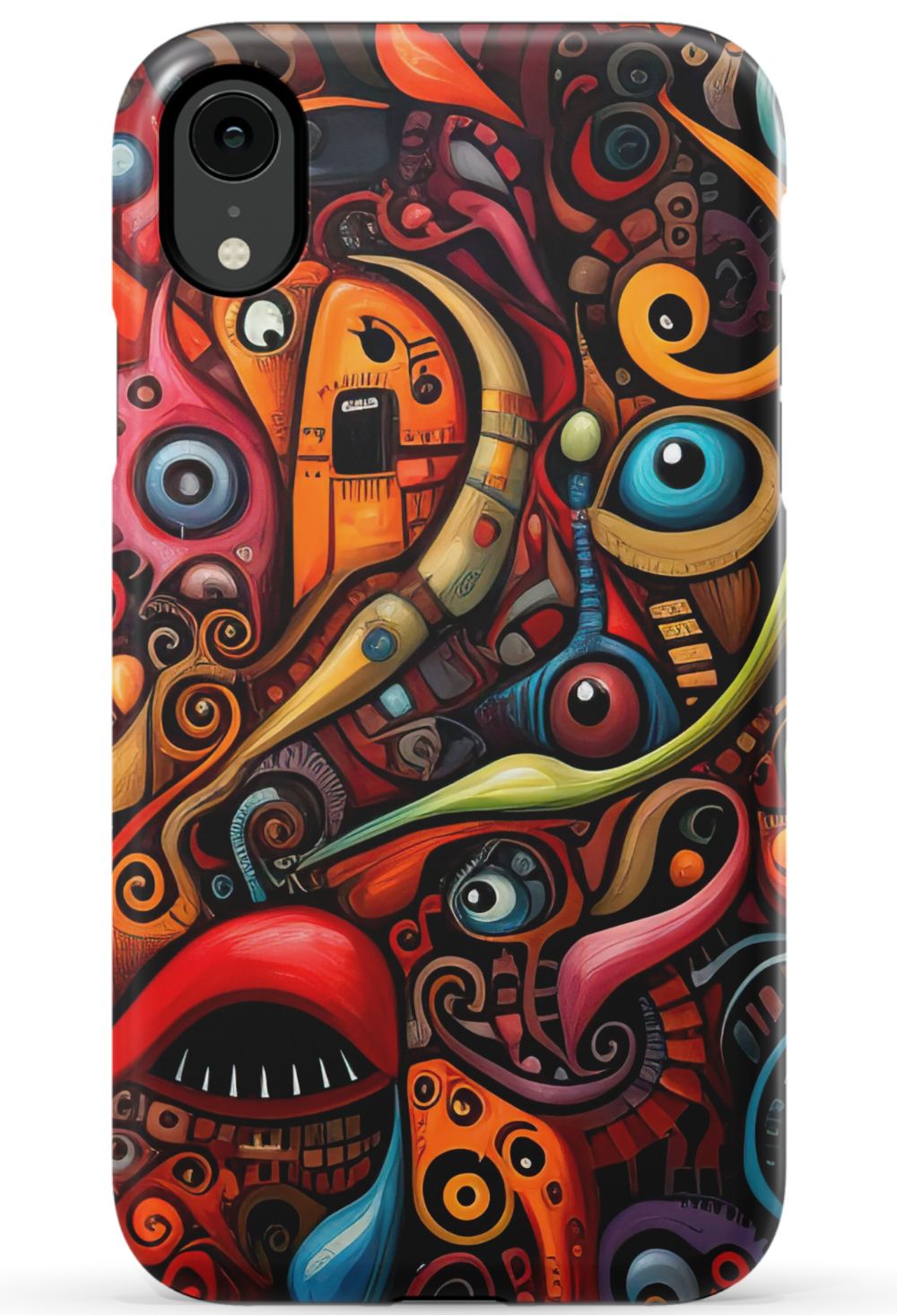 Psychedelic Eyes Graffiti Phone Case - B7Cases