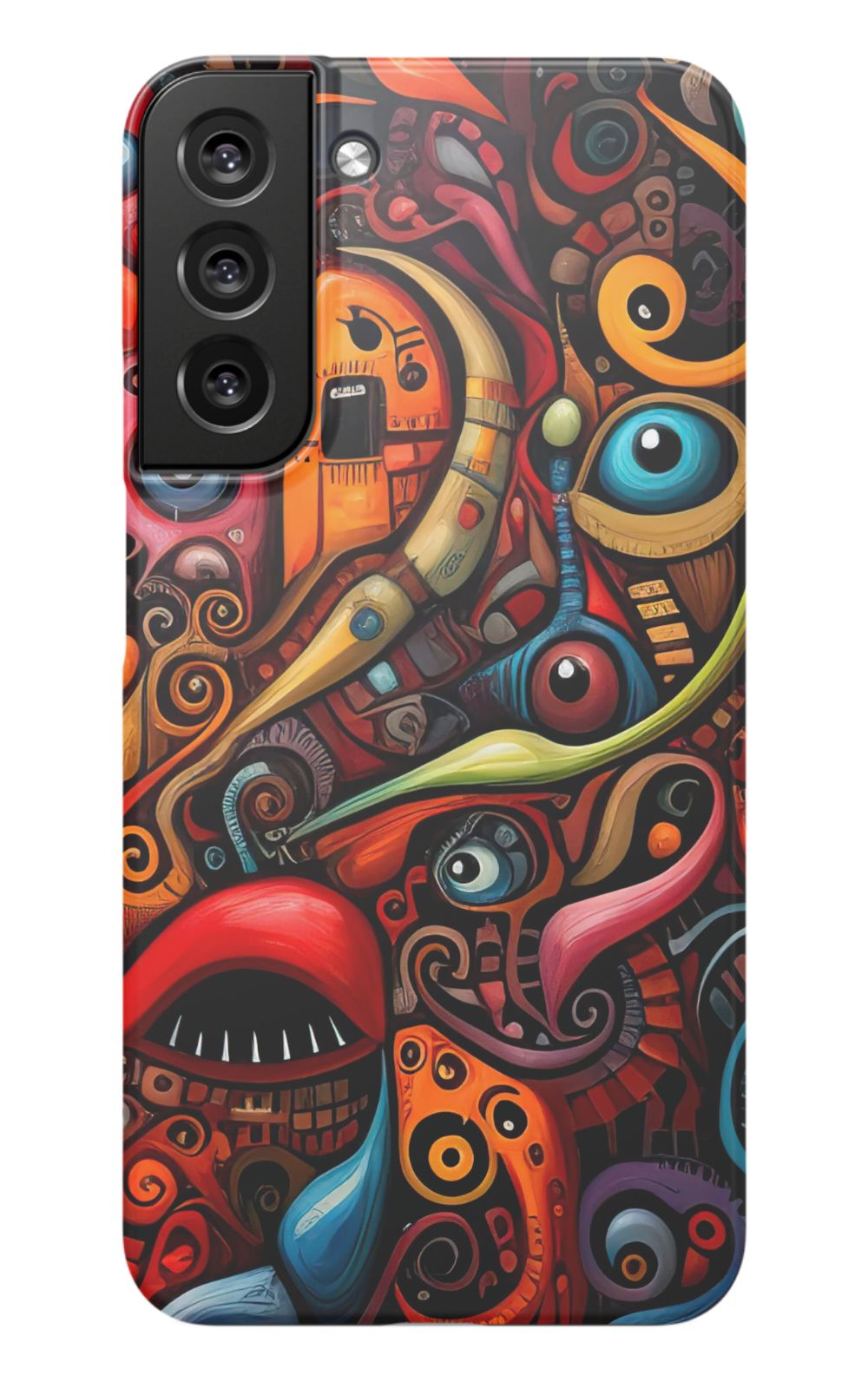 Psychedelic Eyes Graffiti Phone Case - B7Cases