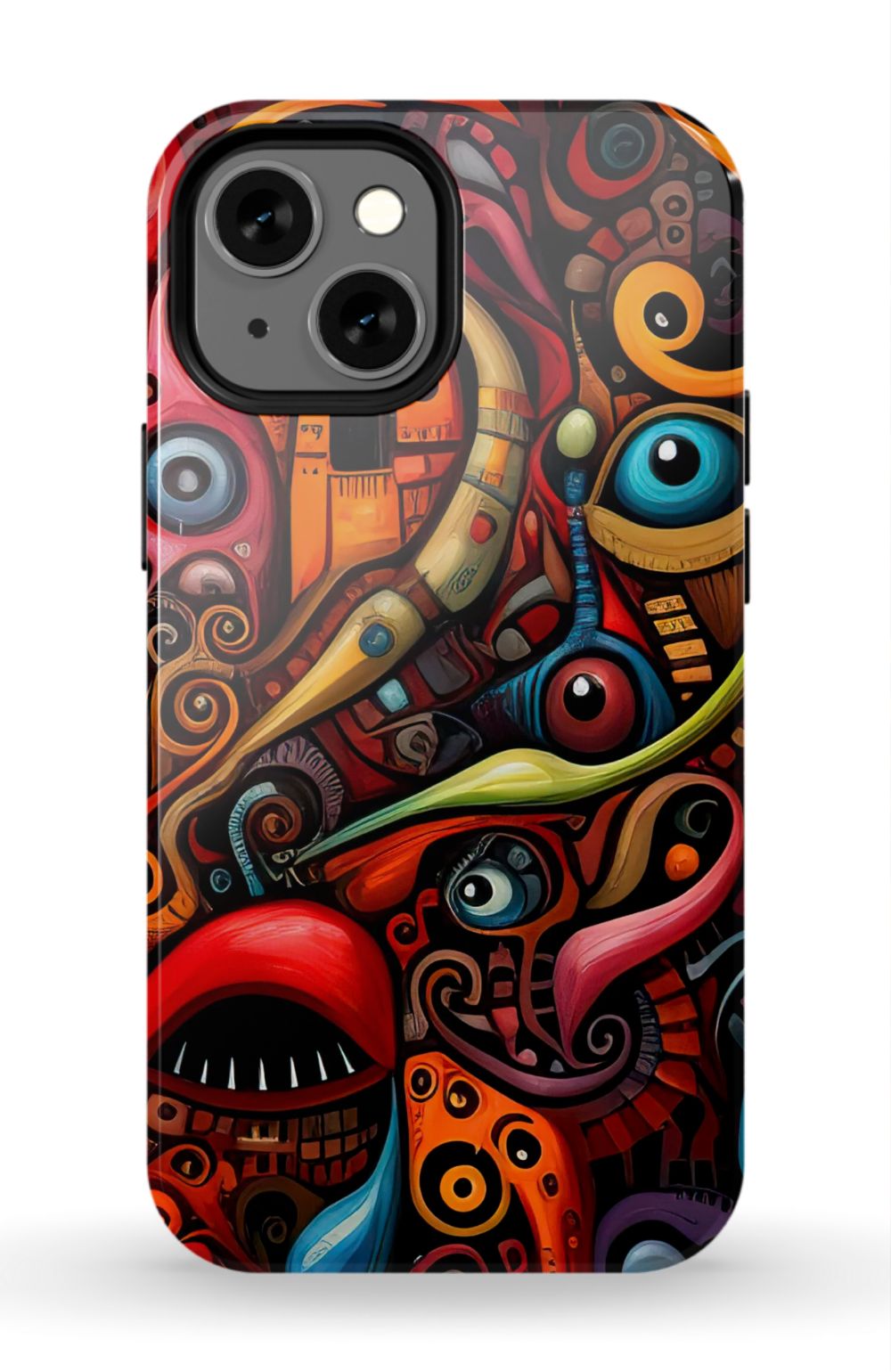 Psychedelic Eyes Graffiti Phone Case - B7Cases