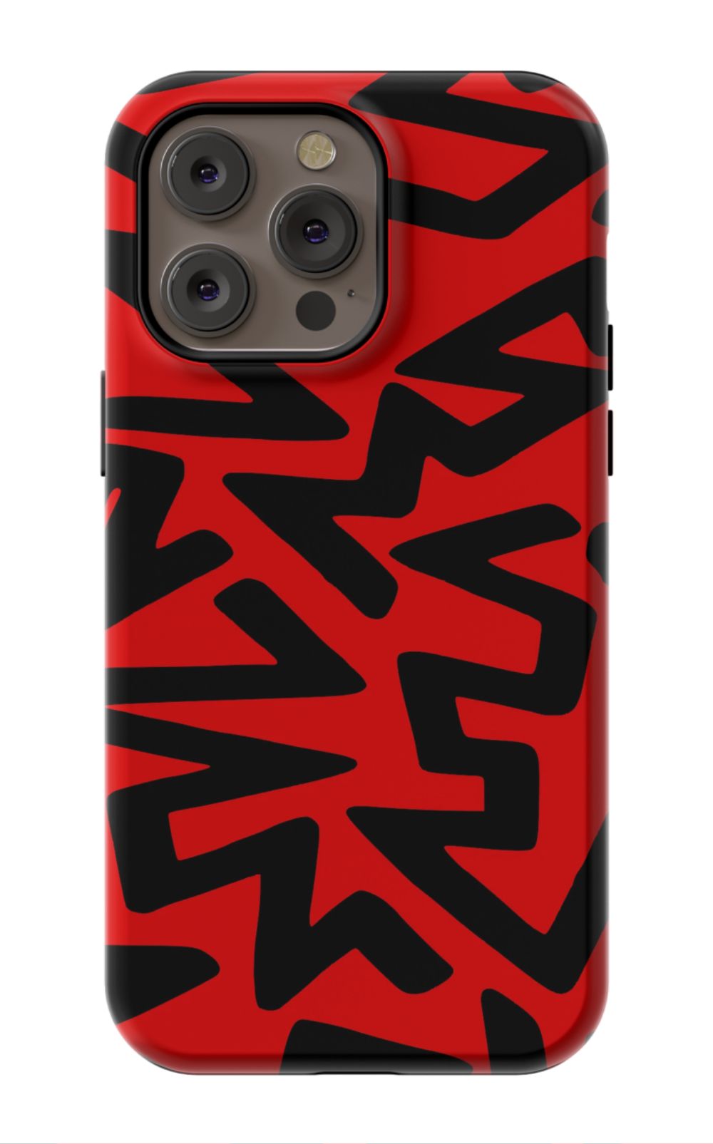 Red Abstract Shapes Phone Case - B7Cases