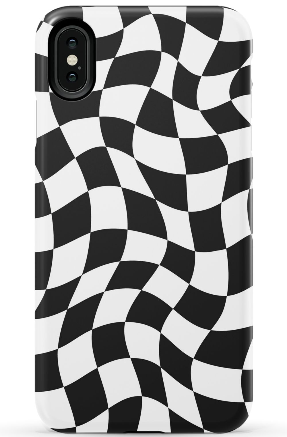 Black White Checkered Phone Case - B7Cases