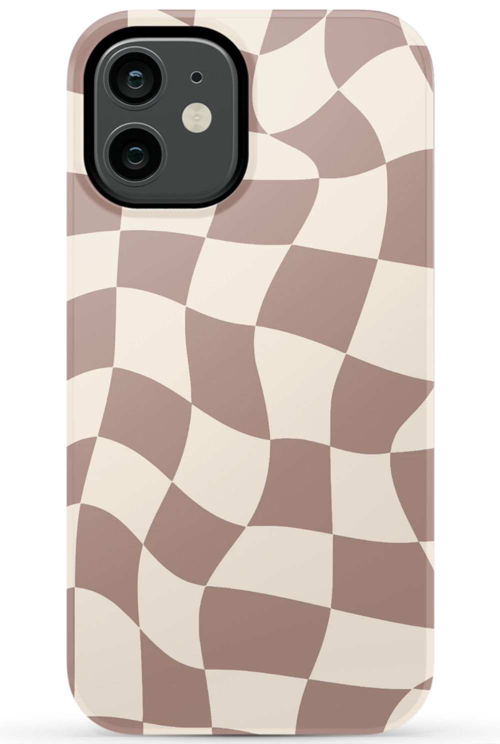 Light Brown Checkered Phone Case - B7Cases