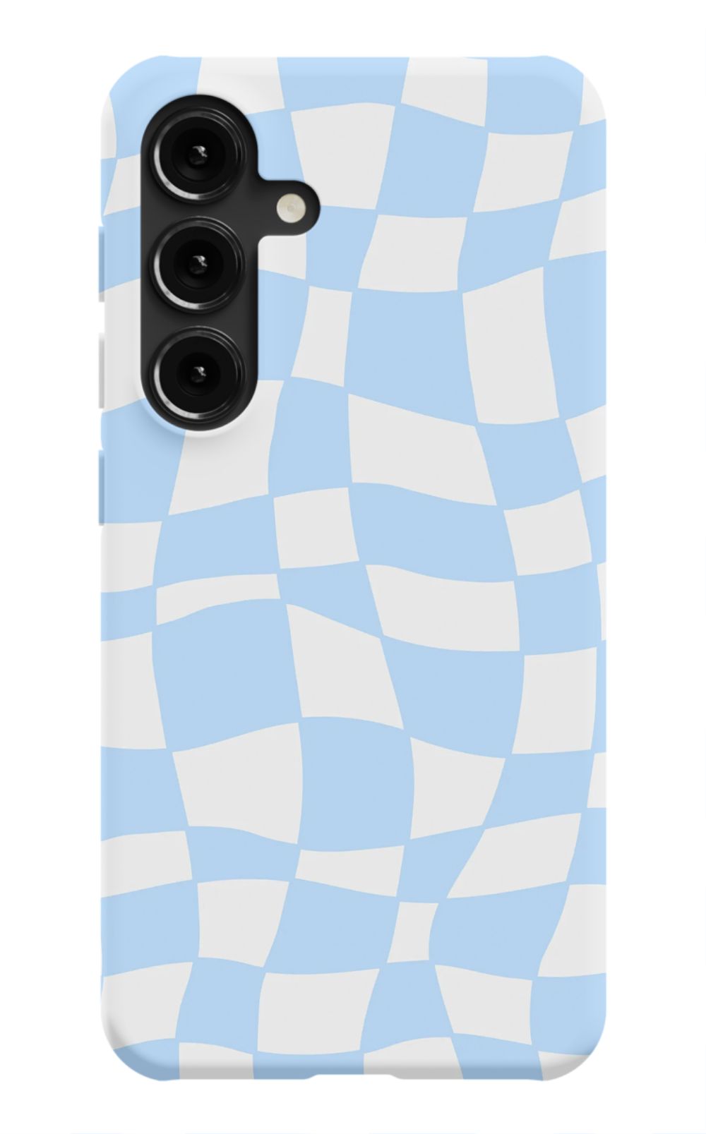 Light Blue Checkered Phone Case - B7Cases