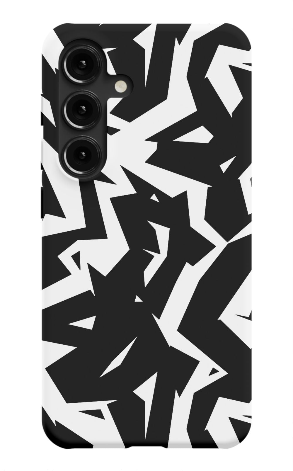 Black White Fragments Phone Case - B7Cases