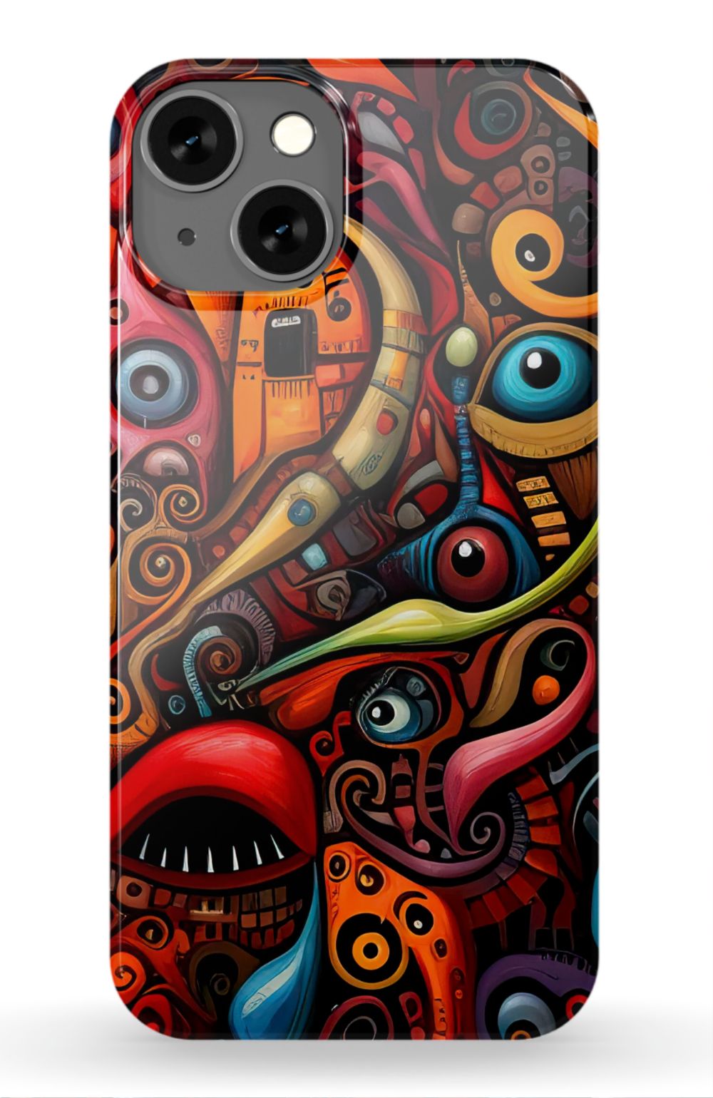 Psychedelic Eyes Graffiti Phone Case - B7Cases