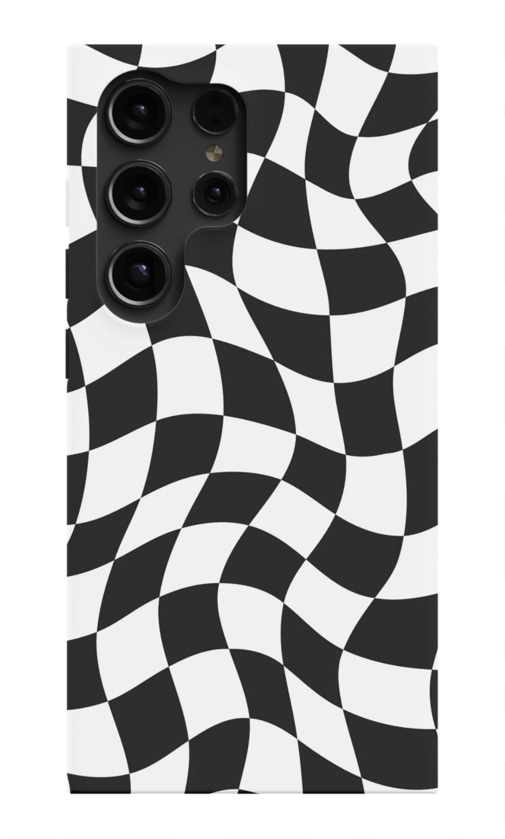 Black White Checkered Phone Case - B7Cases