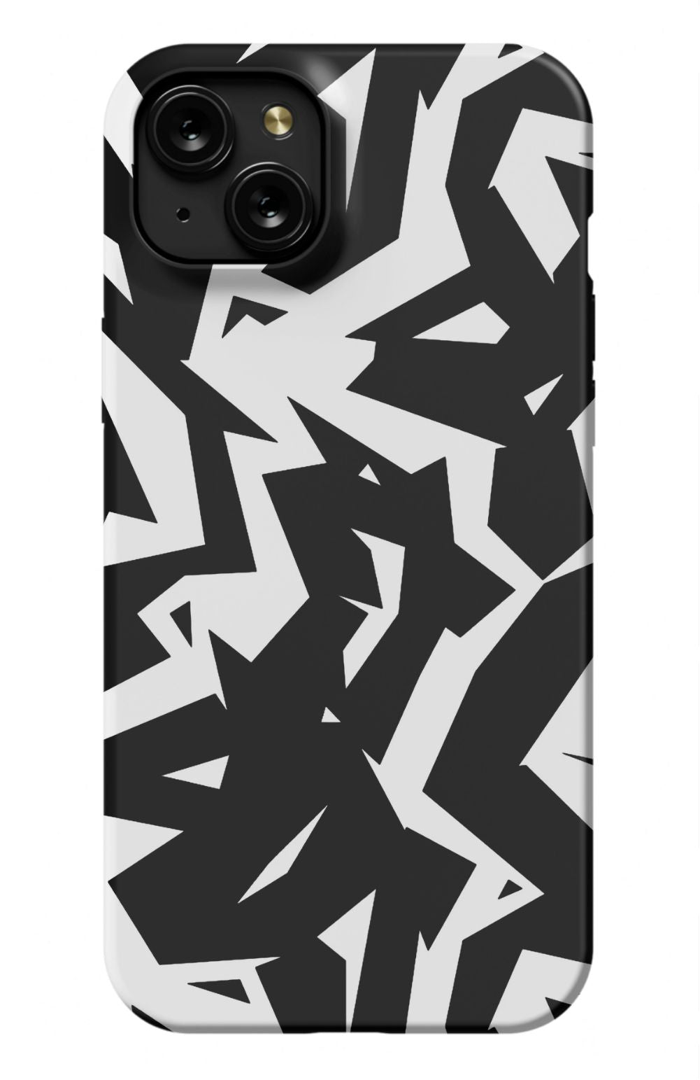 Black White Fragments Phone Case - B7Cases